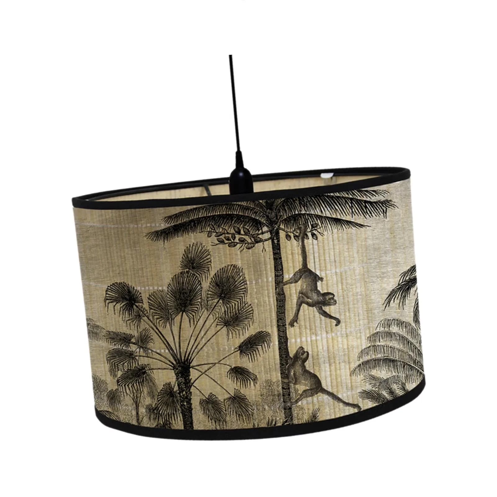 Table Lamp Classic with Cottage - Bamboo Style B 8x11 - Industrial Grade Model 97CB45