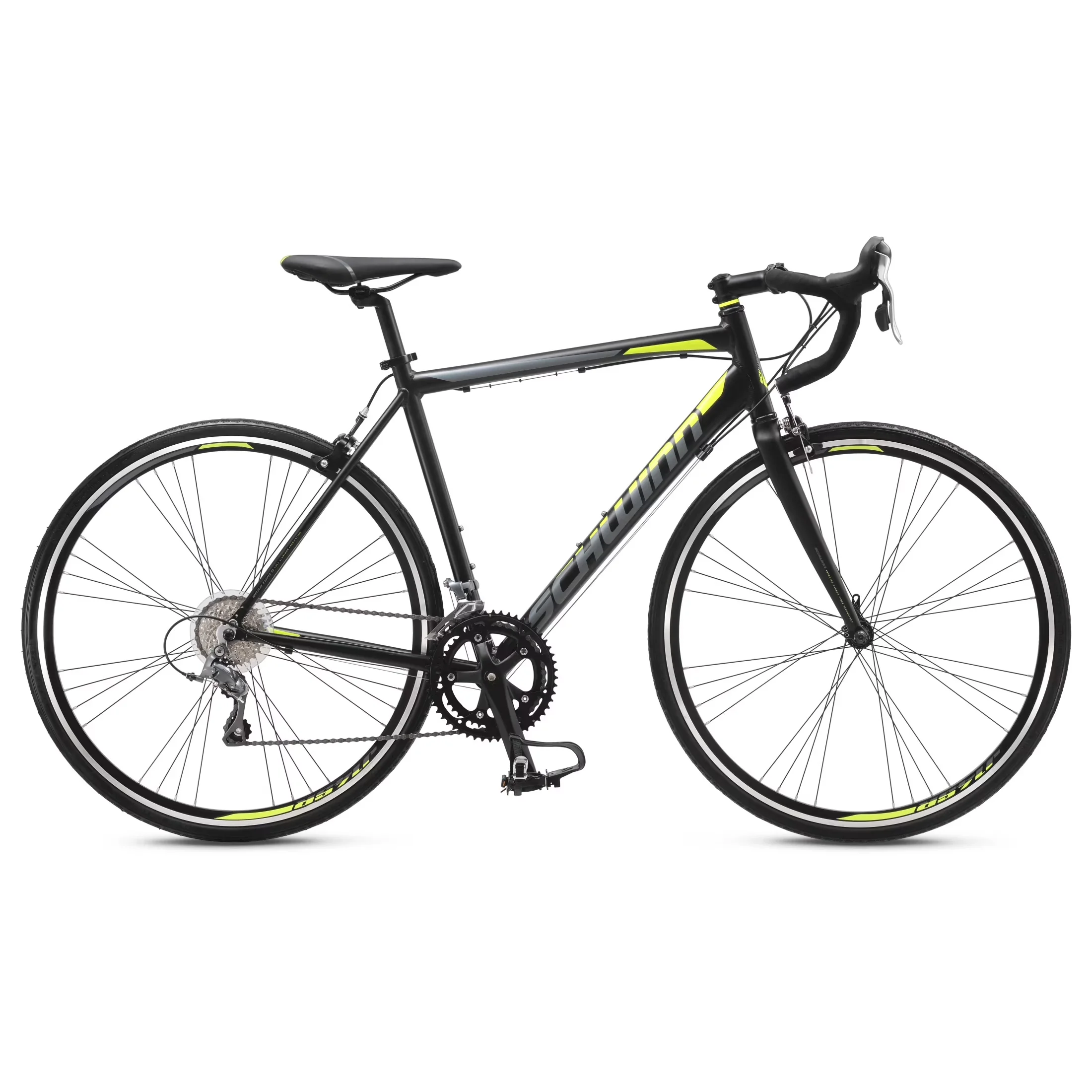 Professional Road Bike with Adjustable Seat Height, Matte Black - Black Model 3074AC