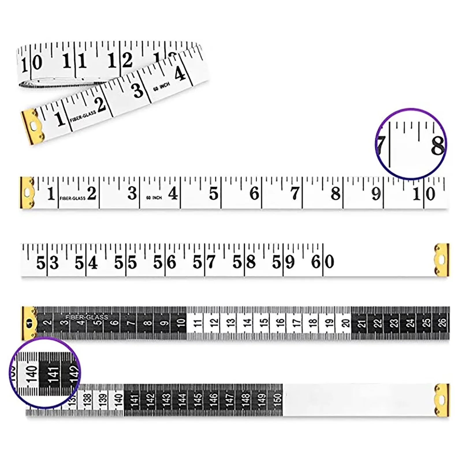 Durable Measuring Layout with Accurate Measurement, Easy To Read - Pvc Yellow Model B7395B