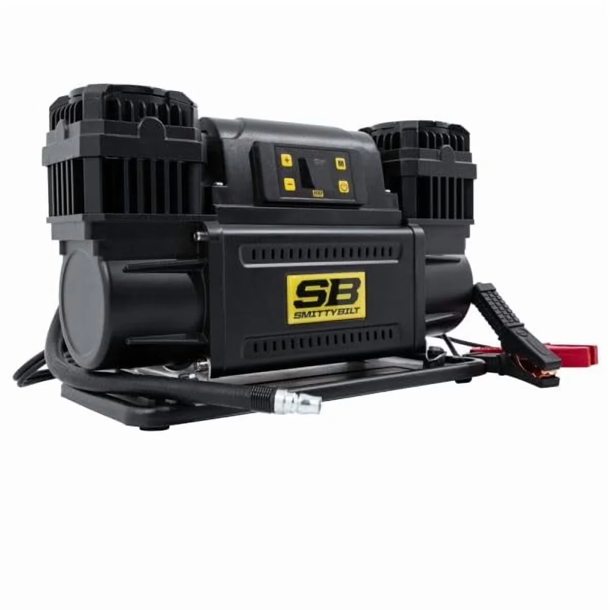 Air Tools Compressor Versatile with Battery, Easy Installation, Quick Release 26 Foot Hose - Metal Black Model 75D91B