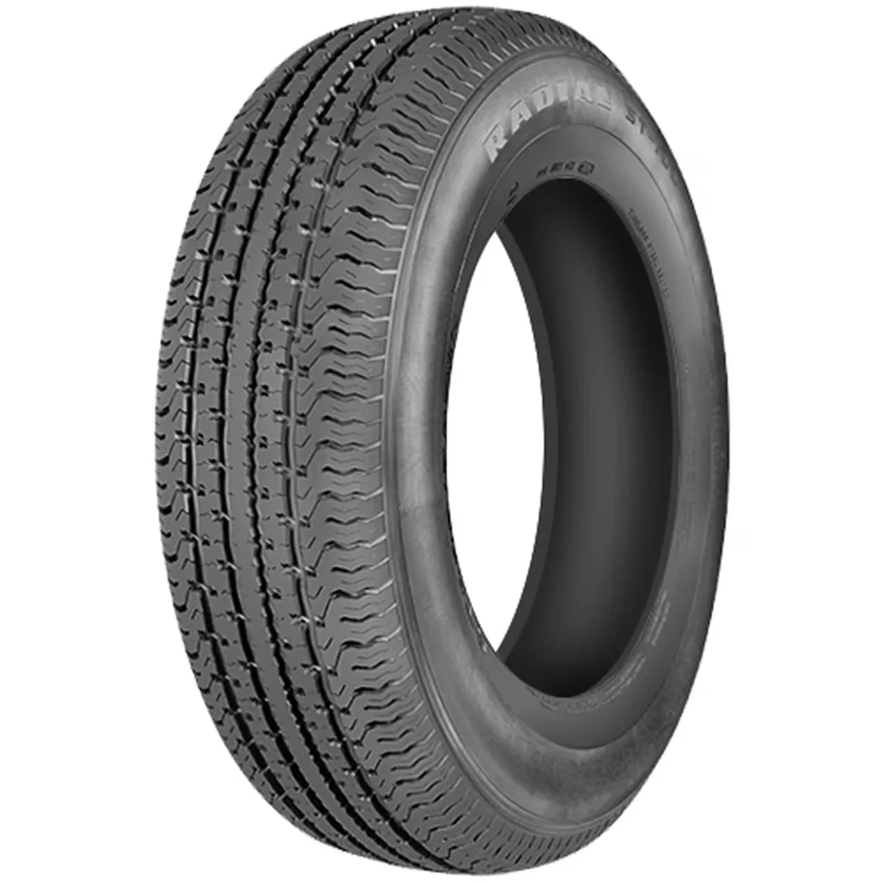 Versatile Trailer Tire with Fits Multiple Makes And Models, Sidewall style: Black Sidewall - Model 1A0D61