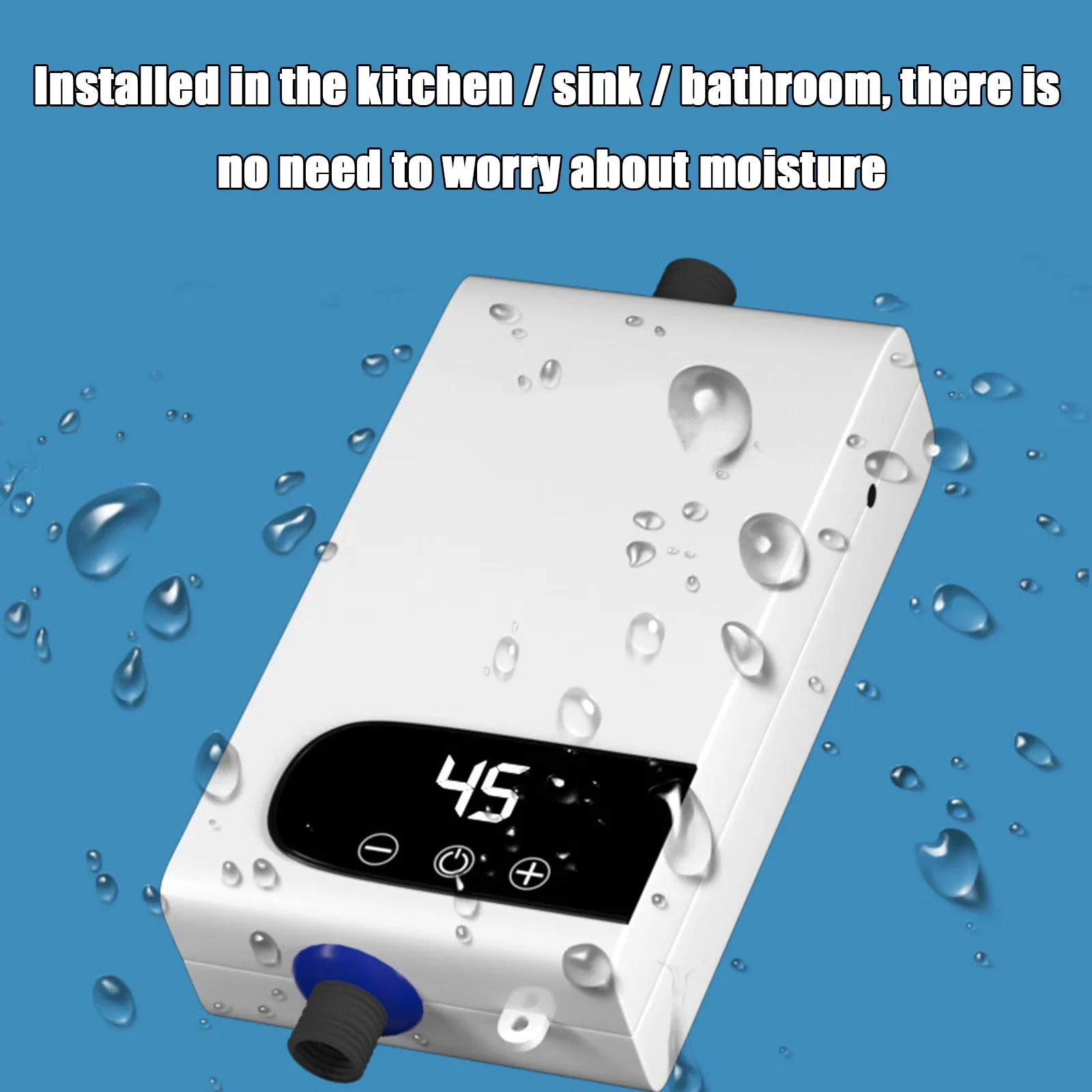 Plumbing Durable with 3500W, 110V, White - Compact and Portable Model 5CEFBF