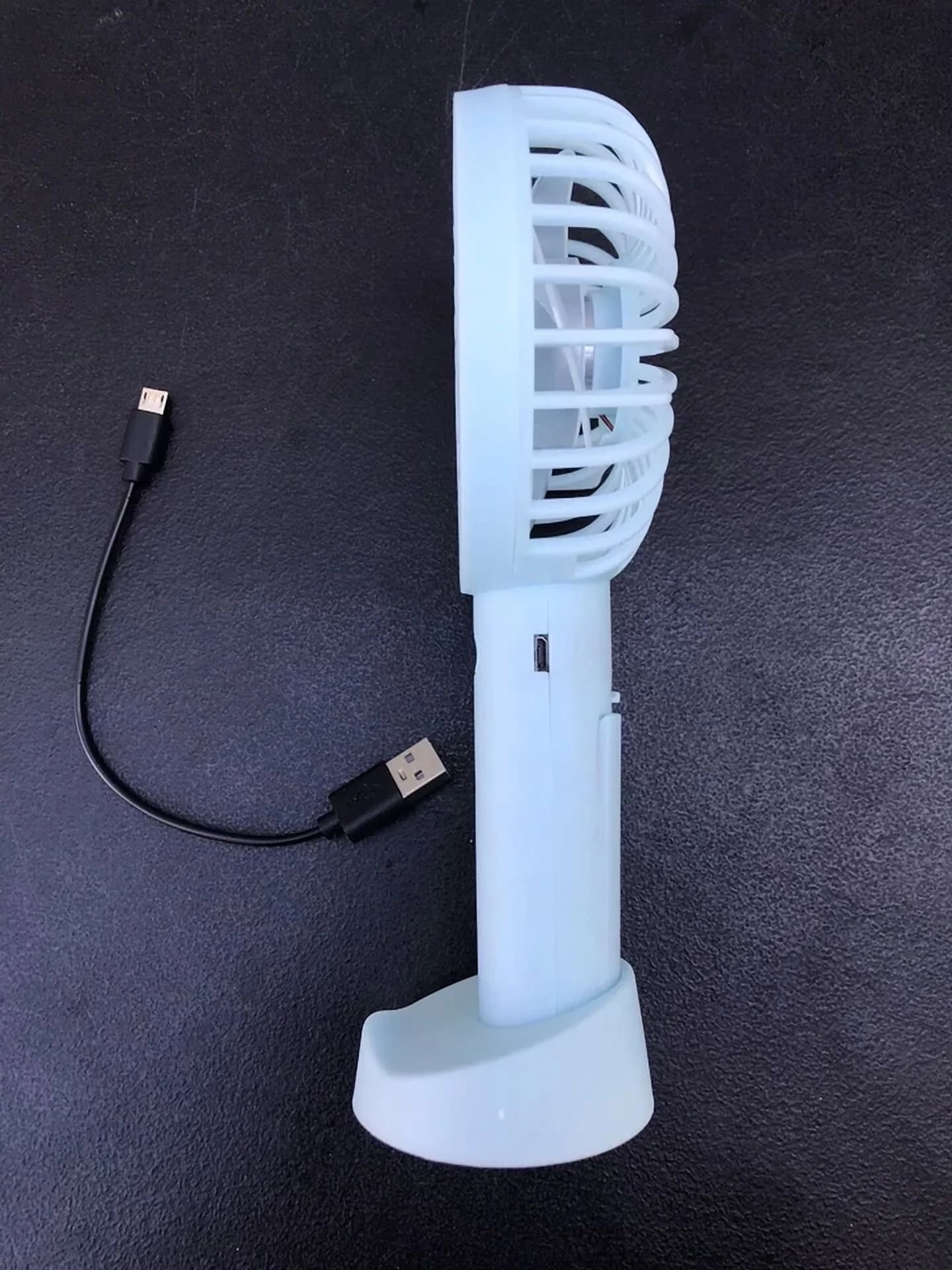 Sleek Fans In Cooling with Battery, Adjustable Height - Handheld - Industrial Grade Model 50605F