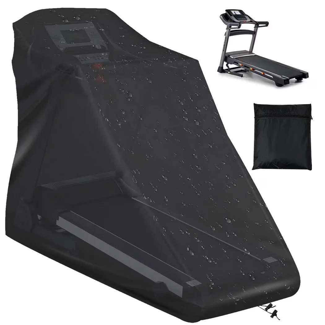 Home Gym Accessory Professional with Heavy Duty, Treadmill Cover, Waterproof Treadmill Covers - 210D Oxford Cloth Black for Indoor,... Model 60D198