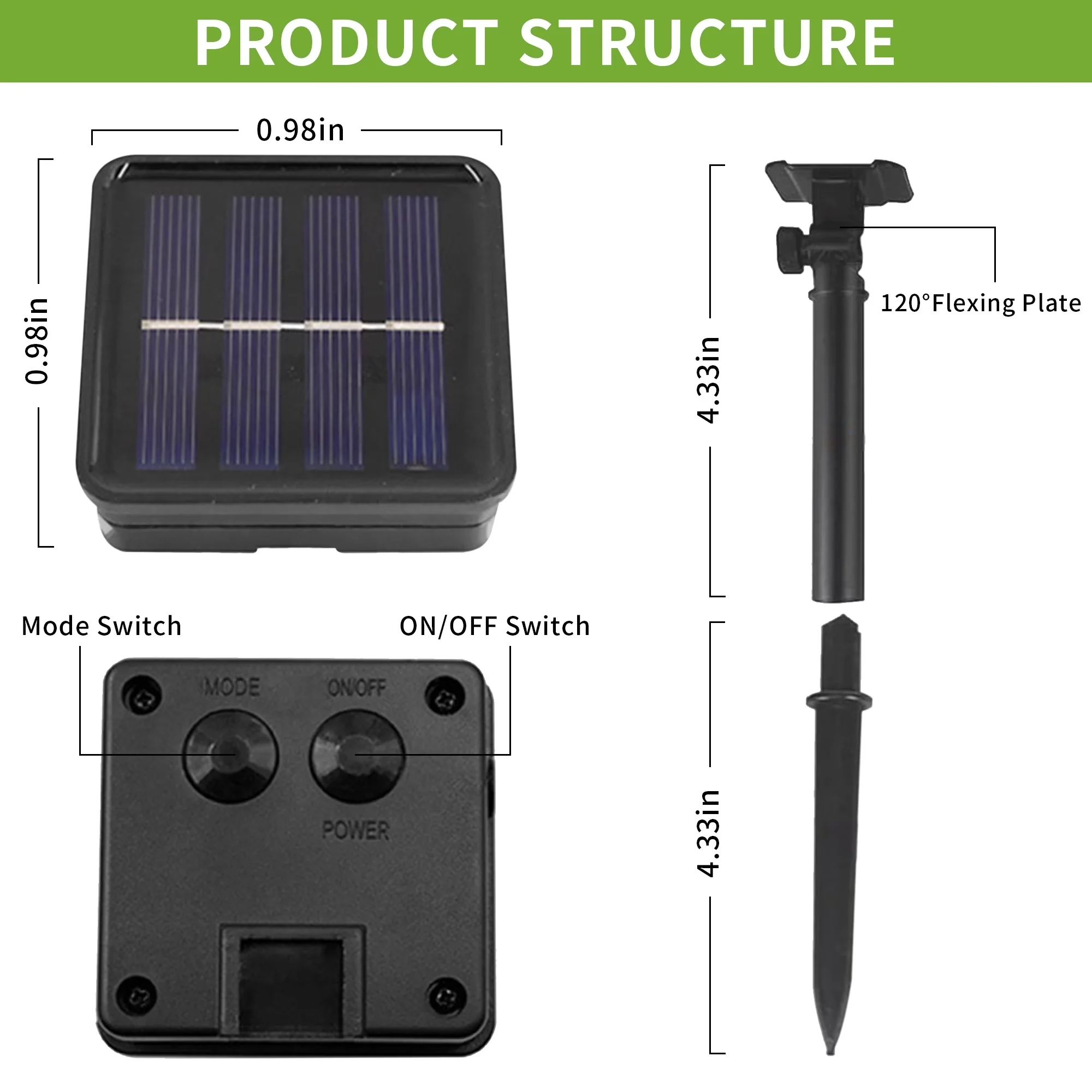 Innovative Led Lighting with LED, Solar, KEY FEATURES: - Yellow 23 ft for General Purpose Model D348BF
