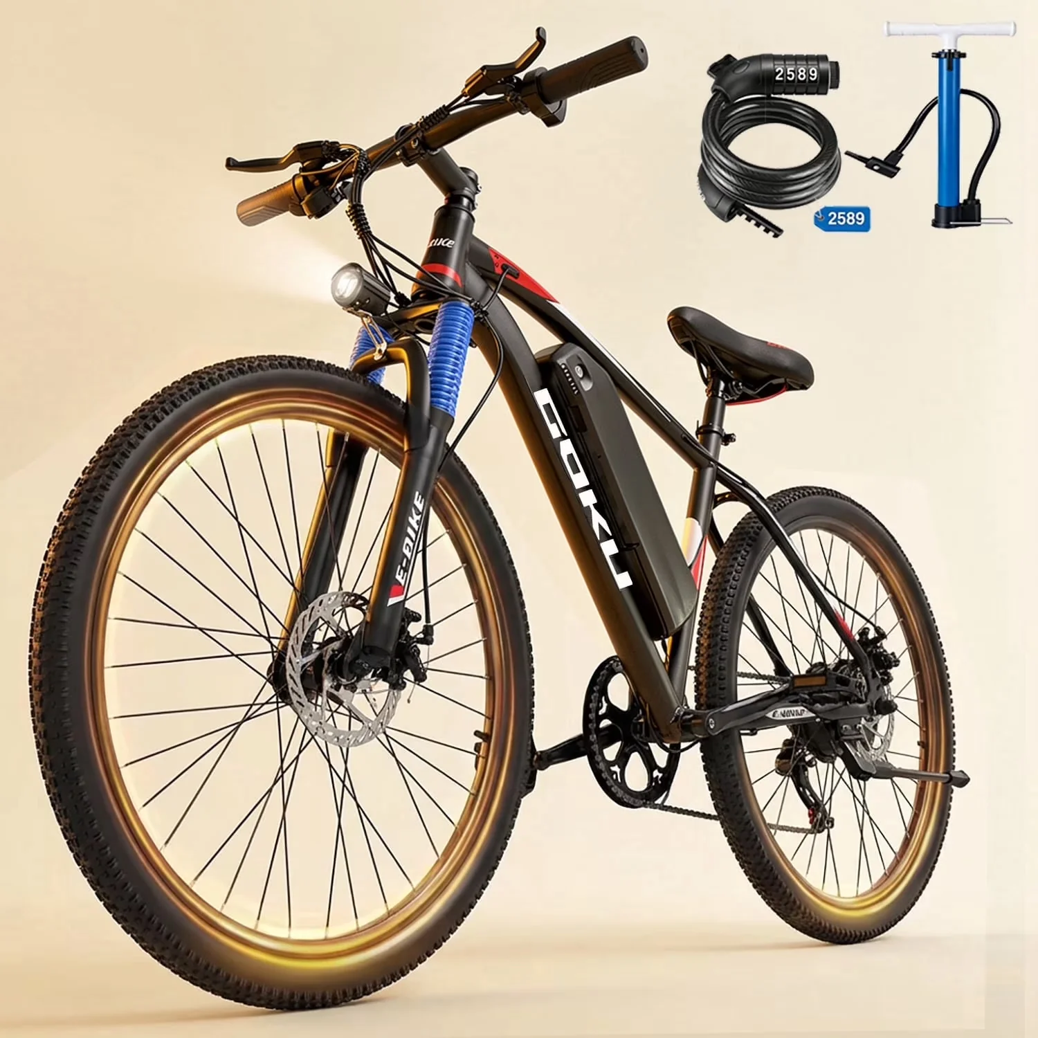 Electric Bike Quality with Battery, 750W, 48V - 18-30 - Low Maintenance Model DC14C3