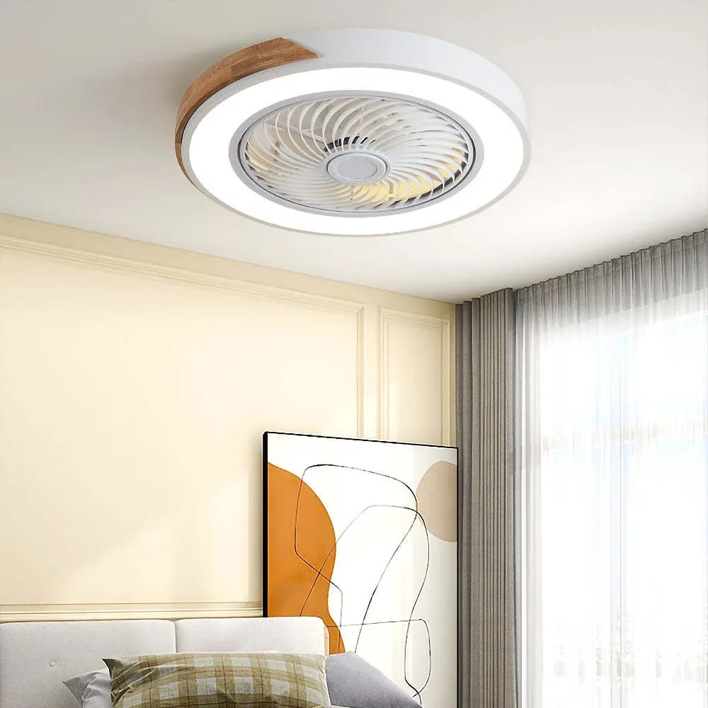 Classic Ceiling Fan with LED, Modern, Dimmable - Multicolor - Industrial Grade Model 6712B5