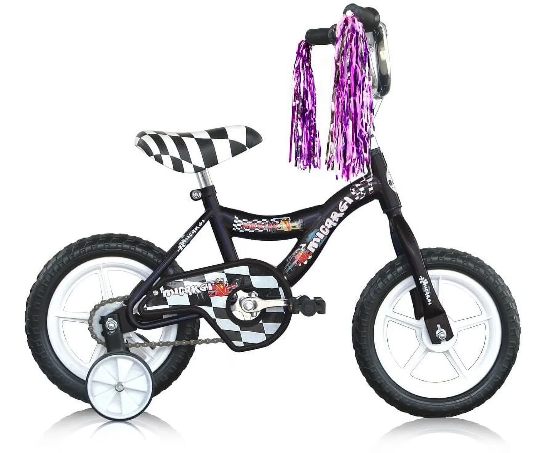 Quality Kids Bike with Adjustable Seat Height, Vibrant 5 colors delight - Black for Indoor Model F5DA34