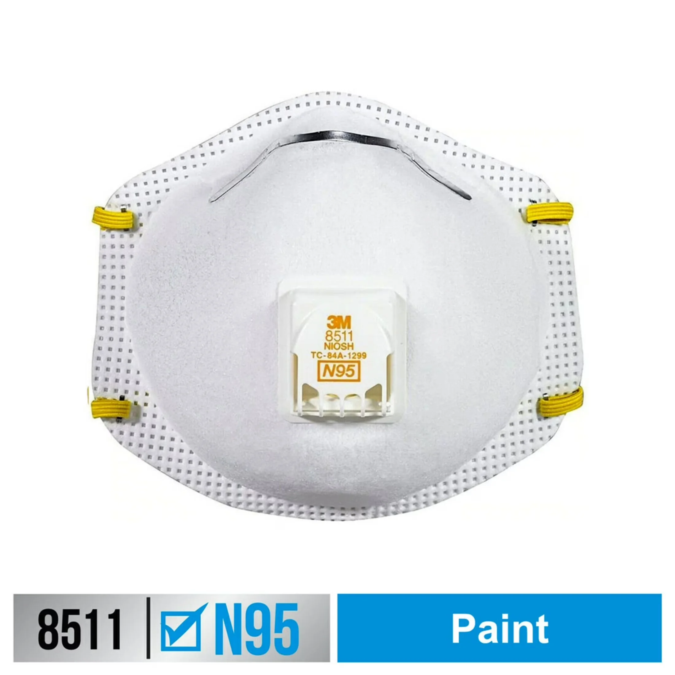 Premium Paint Tools Supplies - Paint Brushes Rollers Tray with Cool Flow™ Valve Respirator 8511, ADVANCED FILTER MEDIA for easy... Model EC5309