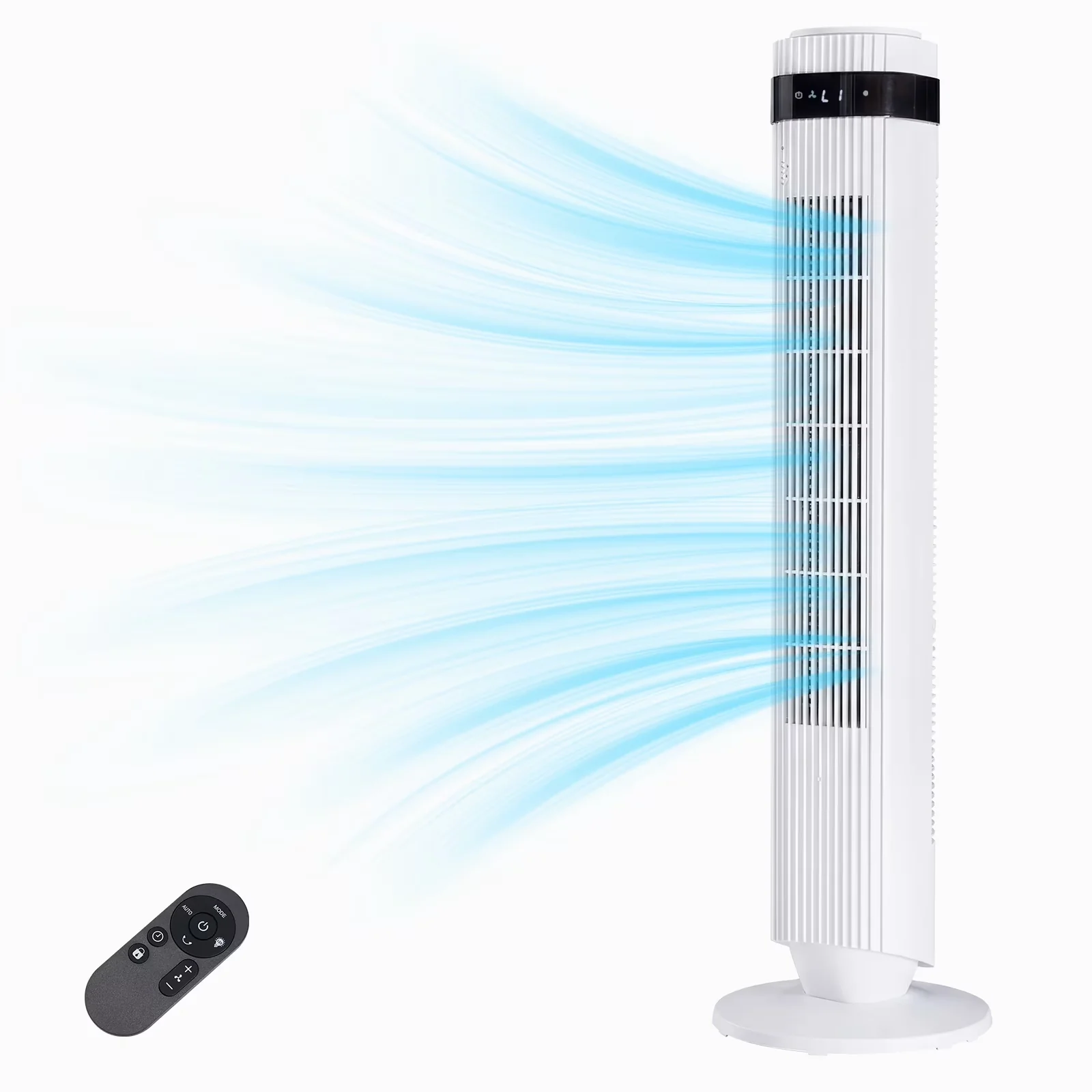 Fans In Cooling Innovative with Remote Controlled, Oscillating, Timer - White Abs Model E6C215