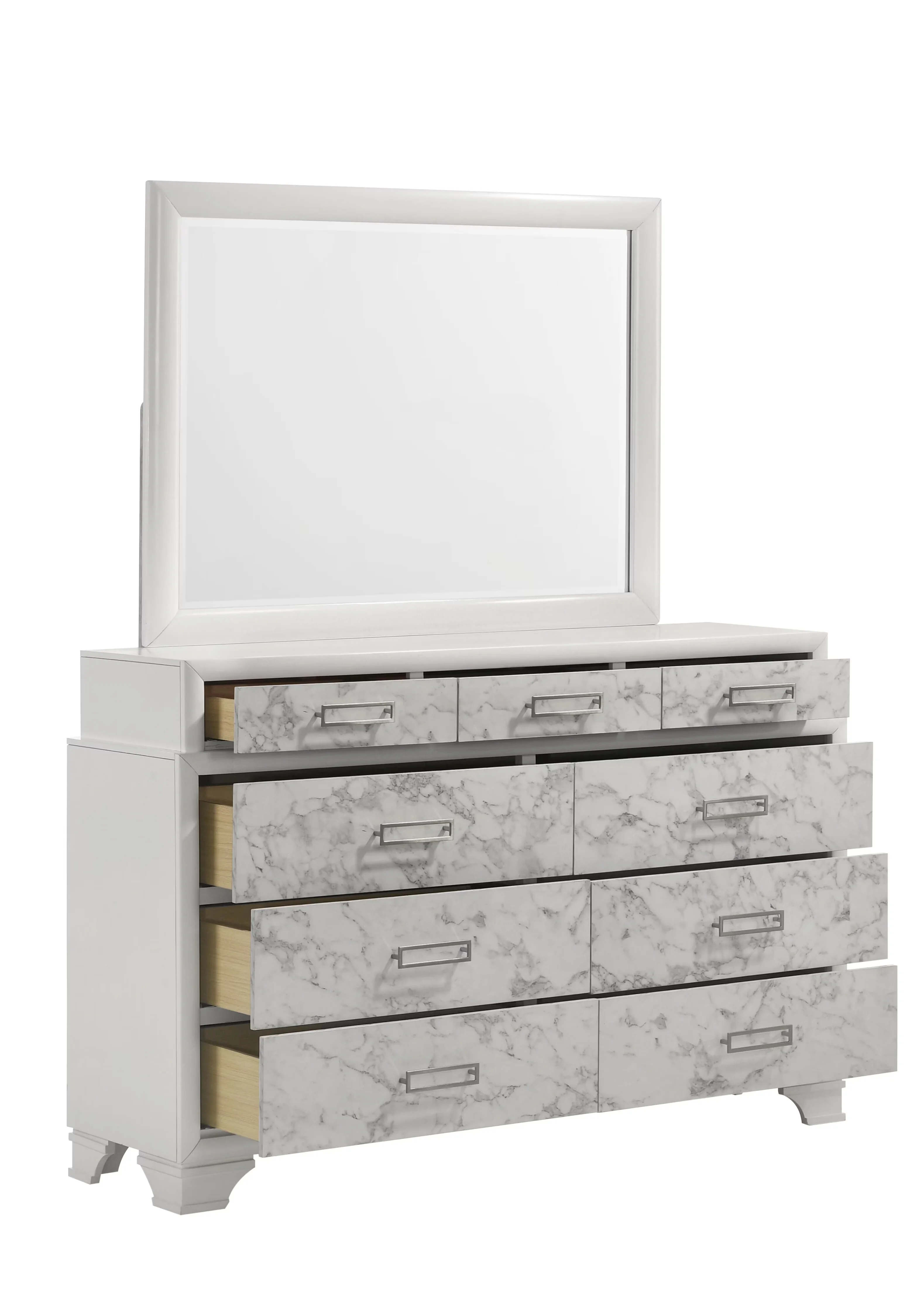 Reliable Ceiling Lights Fixture with LED, Lighted, Makeup Mirror - White Model 0D3360