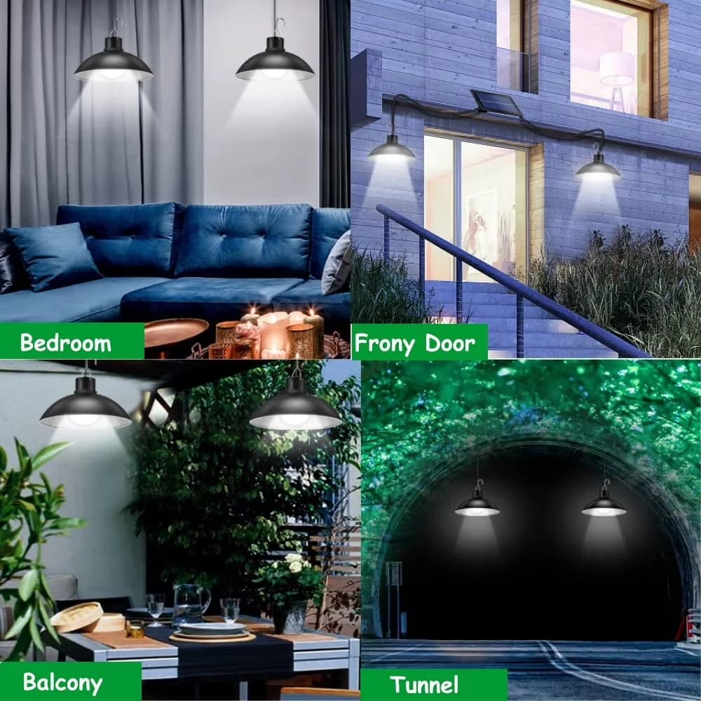Stylish Ceiling Lights Fixture with LED, Solar, Dimmable - 60LED - Easy to Use Model 2370AA