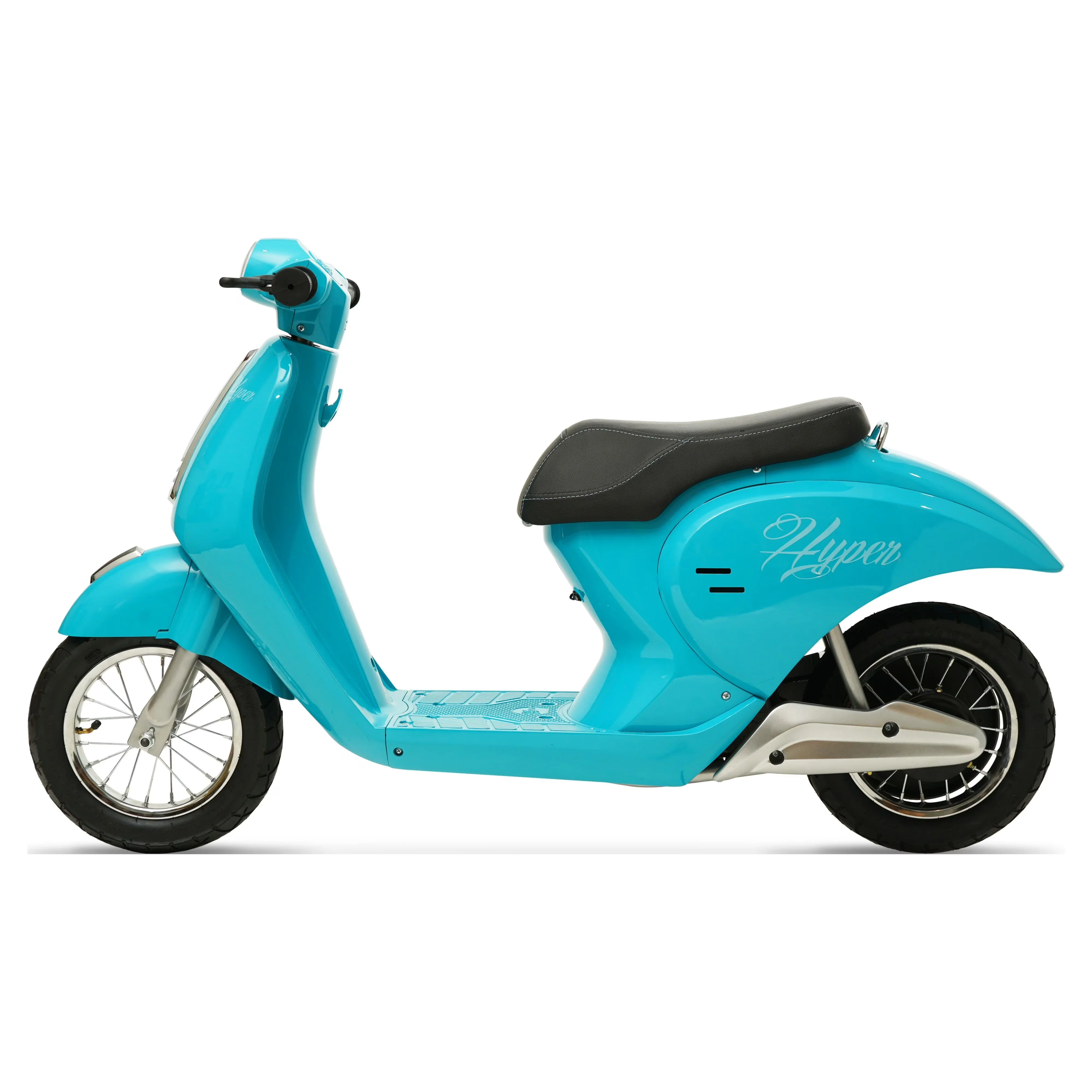 Scooter Professional with Battery, 24V, 24V Retro Electric - Blue for Everyday Use Model A428E1