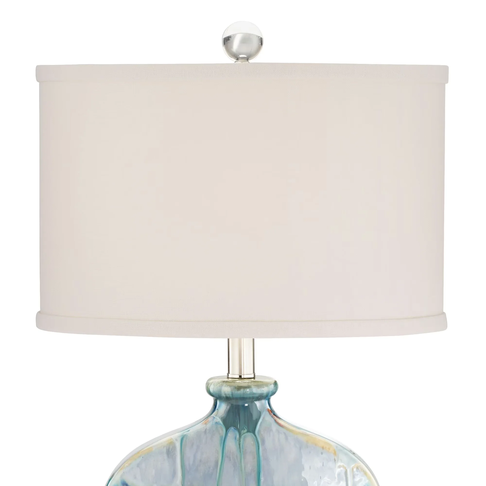 Innovative Lamp Set with Incandescent, Coastal - Blue Ceramic for Living Room, Bedroom Model 9E5F1A