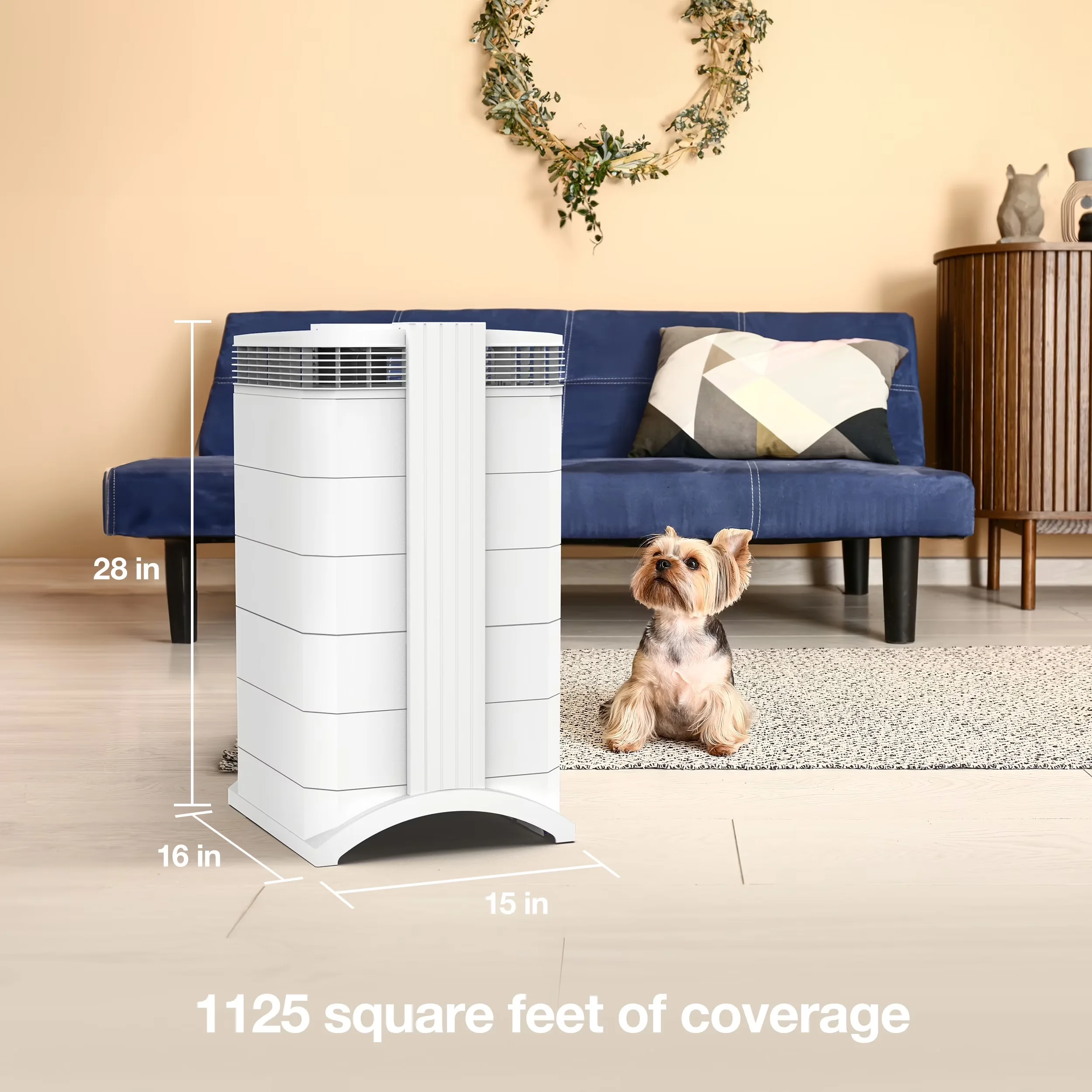 Efficient Air Purifier with Smart Technology Capable, Smart HyperHEPA Filtration - White Model 2FF8BF