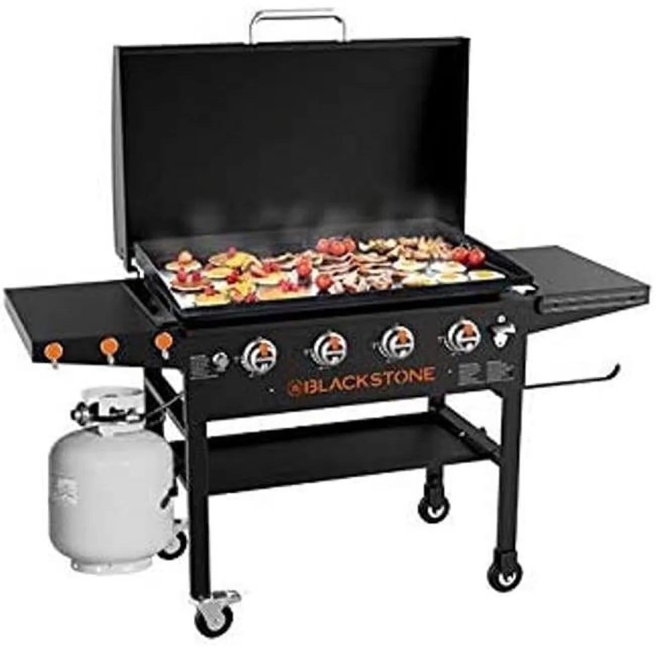 Gas Grill Modern with Ignition Type: Electrical, Hood - Multicolor Stainless Steel Model B7E21C