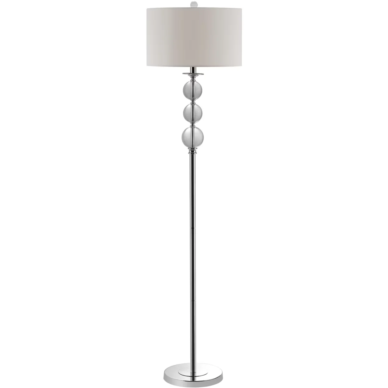 Floor Lamp Reliable with LED, Energy Efficient, Standard Lamps - Metal Clear Model ED7A74