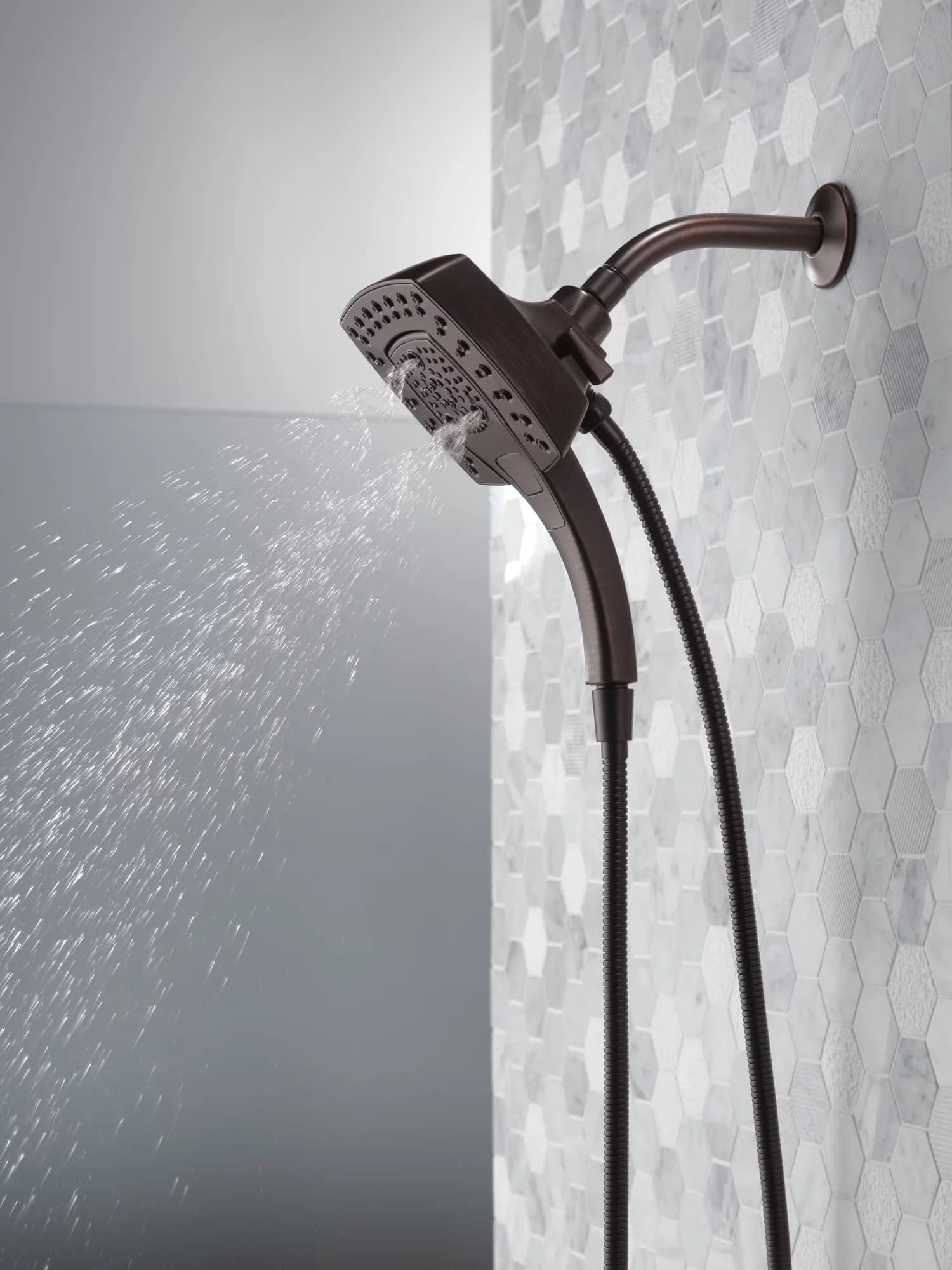 Compact Shower Head with Magnetic, Handheld, 58474-RB25 - Plastic for Daily Use Model 66713C