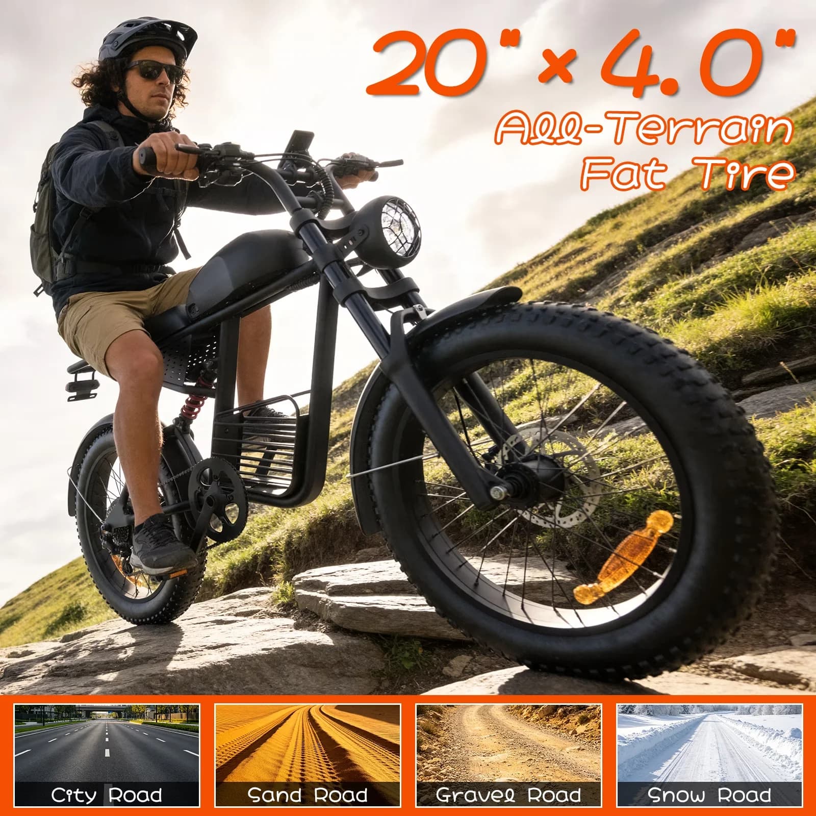 Electric Bike Quality with Battery, 750W, 48V - Essential Collection Model 51D089