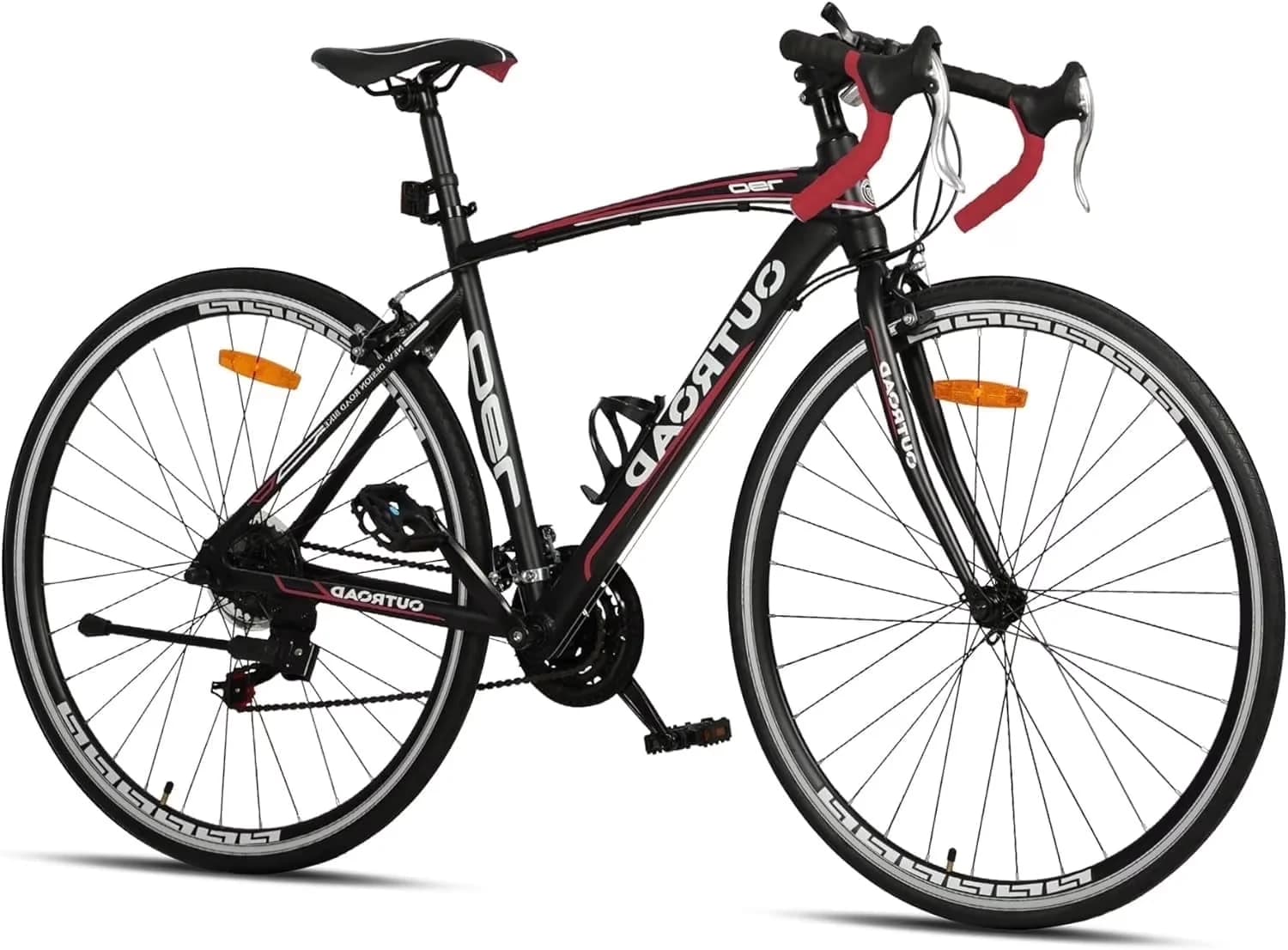 Classic Road Bike with Lightweight, 21 Speed 700C Wheel, Dual Disc/V Brakes - Model C1D845
