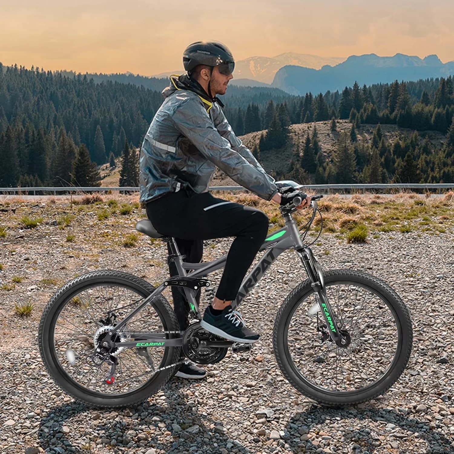 Reliable Kids Bike with Mountain 26 inch, Gear Shifter - Gray 21 - Essential Collection Model 81346F