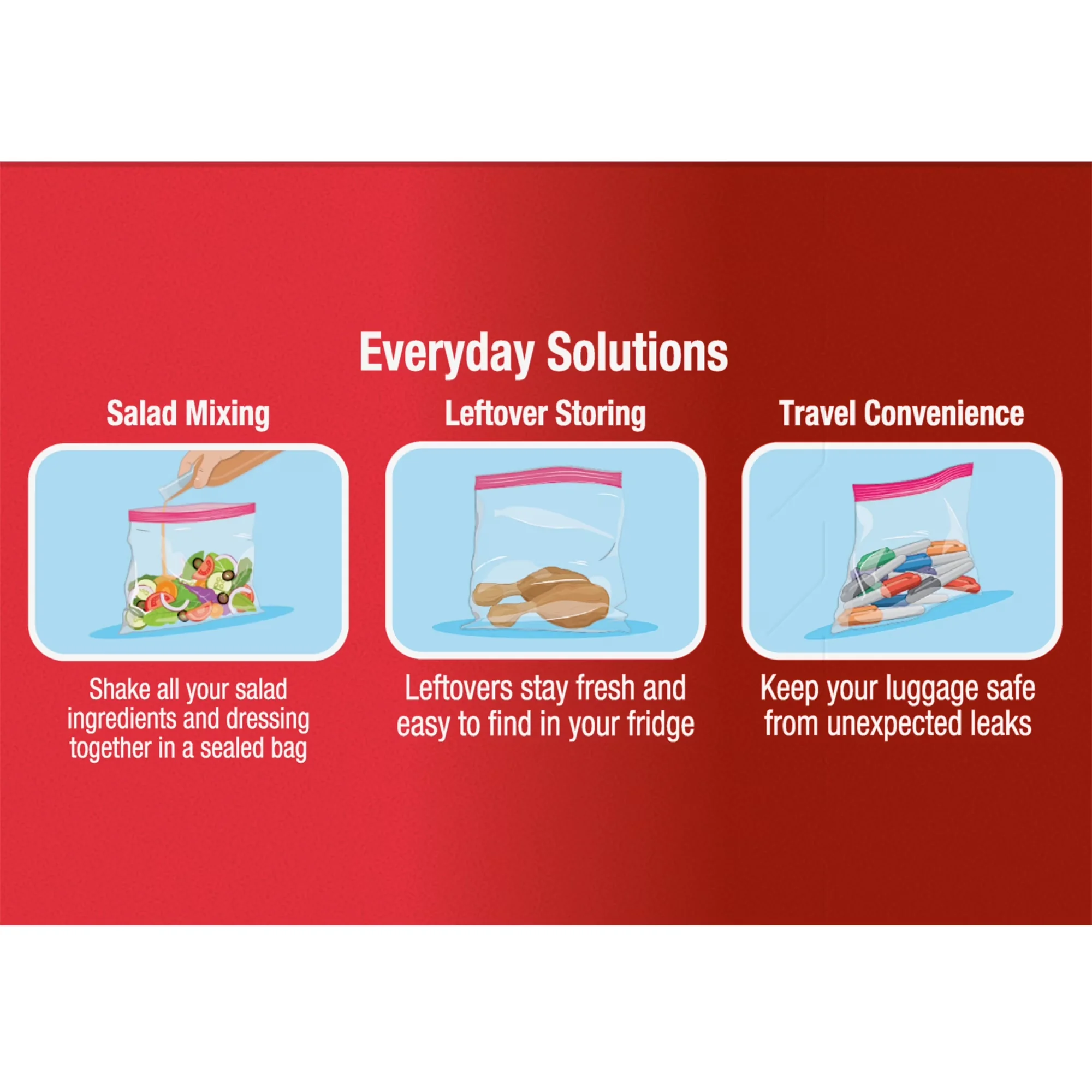 Innovative Moving with Label Panel, Self Standing, 100 Count - Clear Plastic Model 5AC211