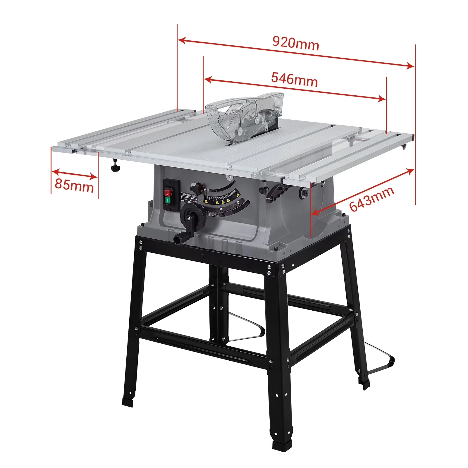Essential Power Saw with 1800W, Easy To Control, 10-inch 24-tooth carbide tipped blade x1 - Model 666679