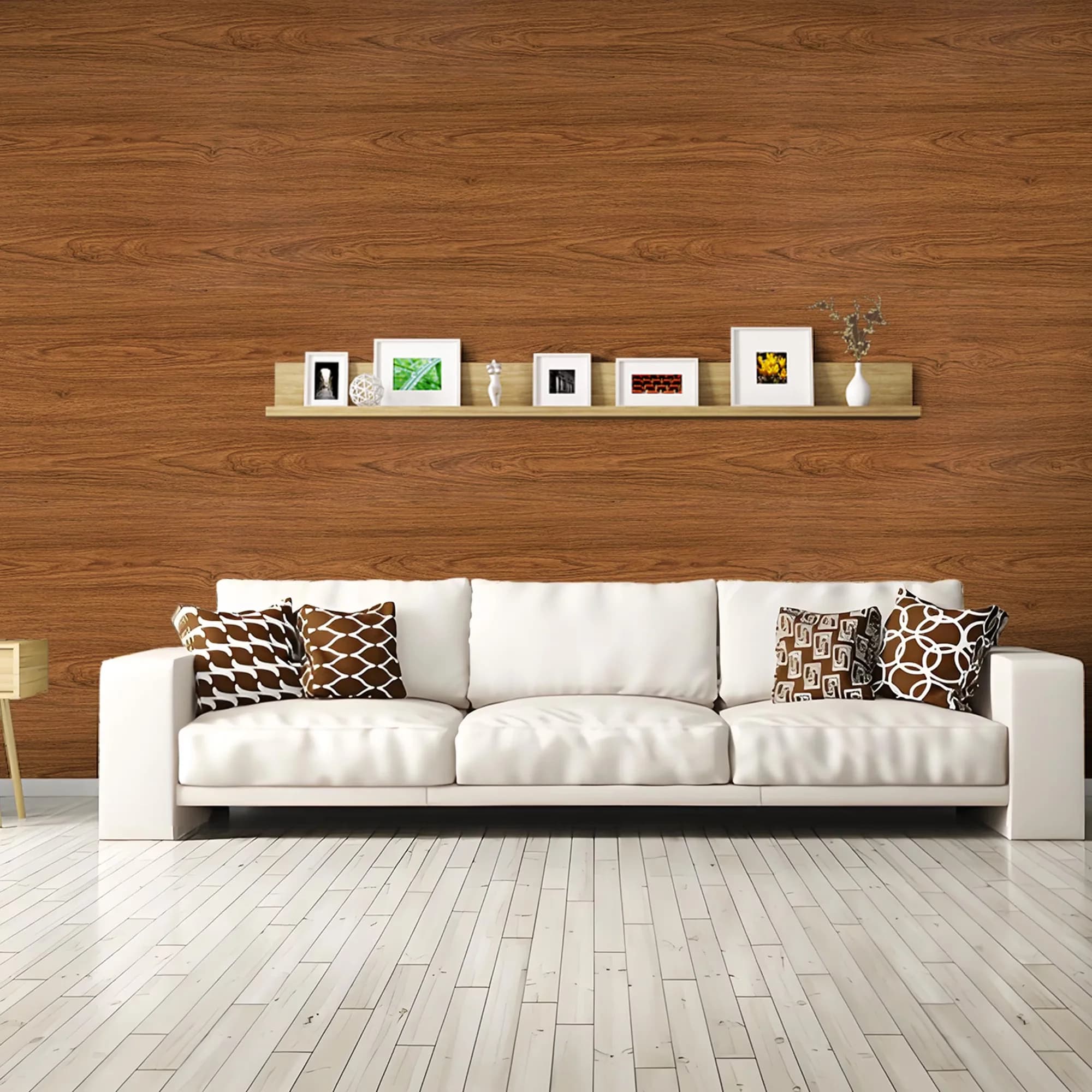 Innovative Wallpaper with Removable, Coverage: 14.5 square feet - Brown Pvc for Kitchen Model 24035A