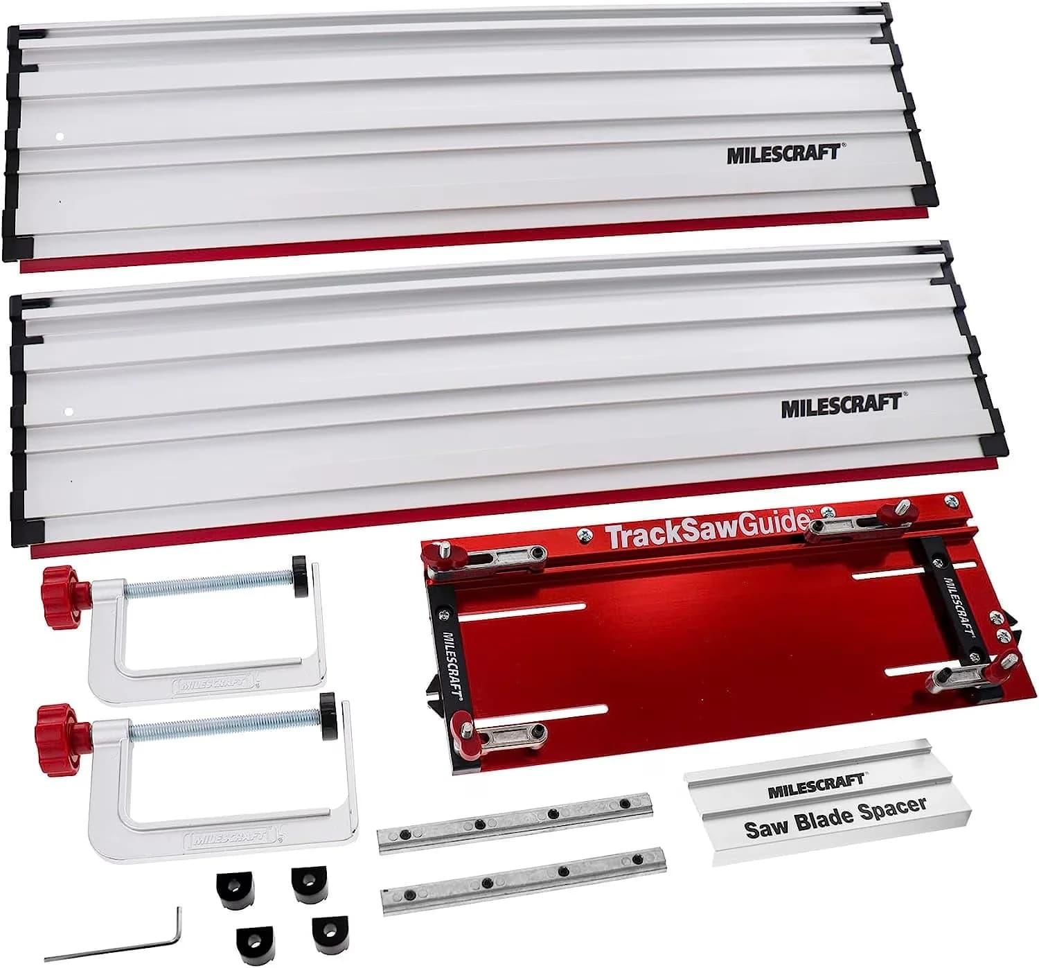 Quality Power Saw with Portable, 1409 Track Guide Universal Compatibility - Red Model E8B729