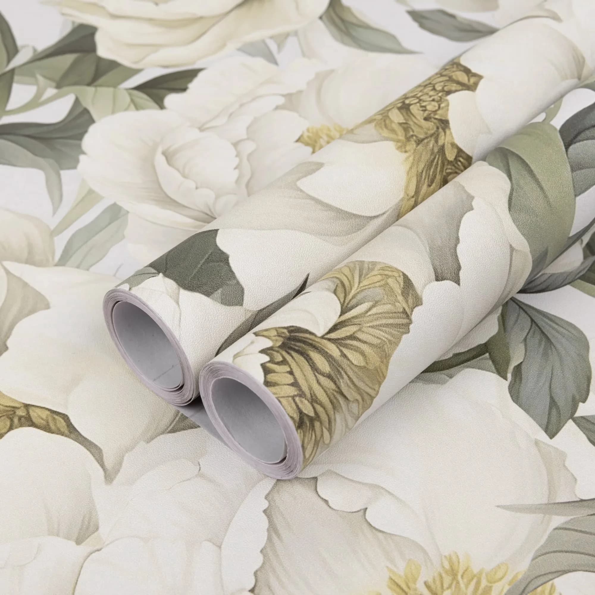 Wallpaper Professional with Easy To Clean, Removable, Durable - White Pvc Model 9FB761