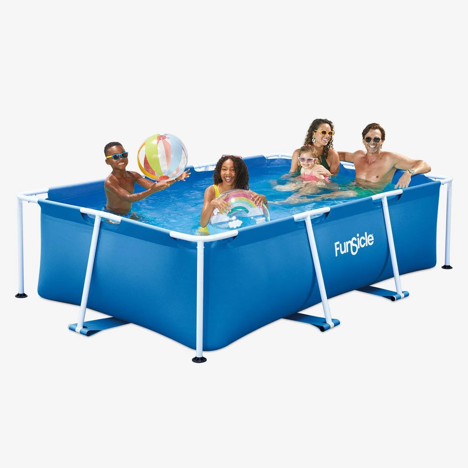 Modern Above Ground Pool with Puncture Resistant, 8ft 6in Activity Lap - Model 00C341