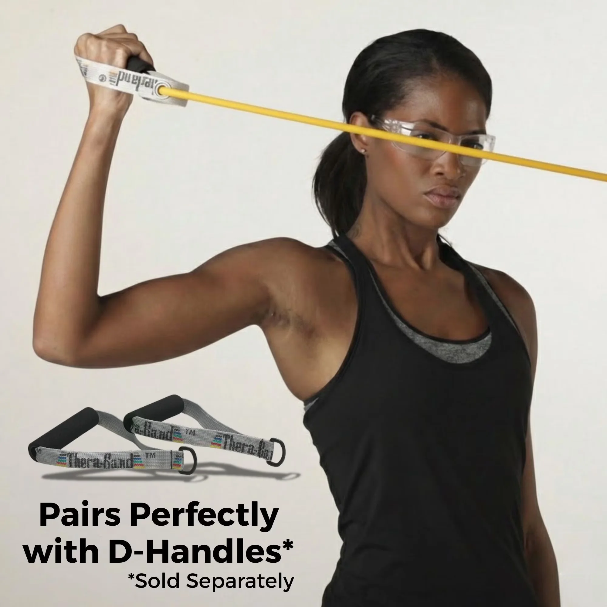 Efficient Home Gym Accessory with Anti-Slip, Level 2, 1 Pack - Yellow Latex Model B8E8C7