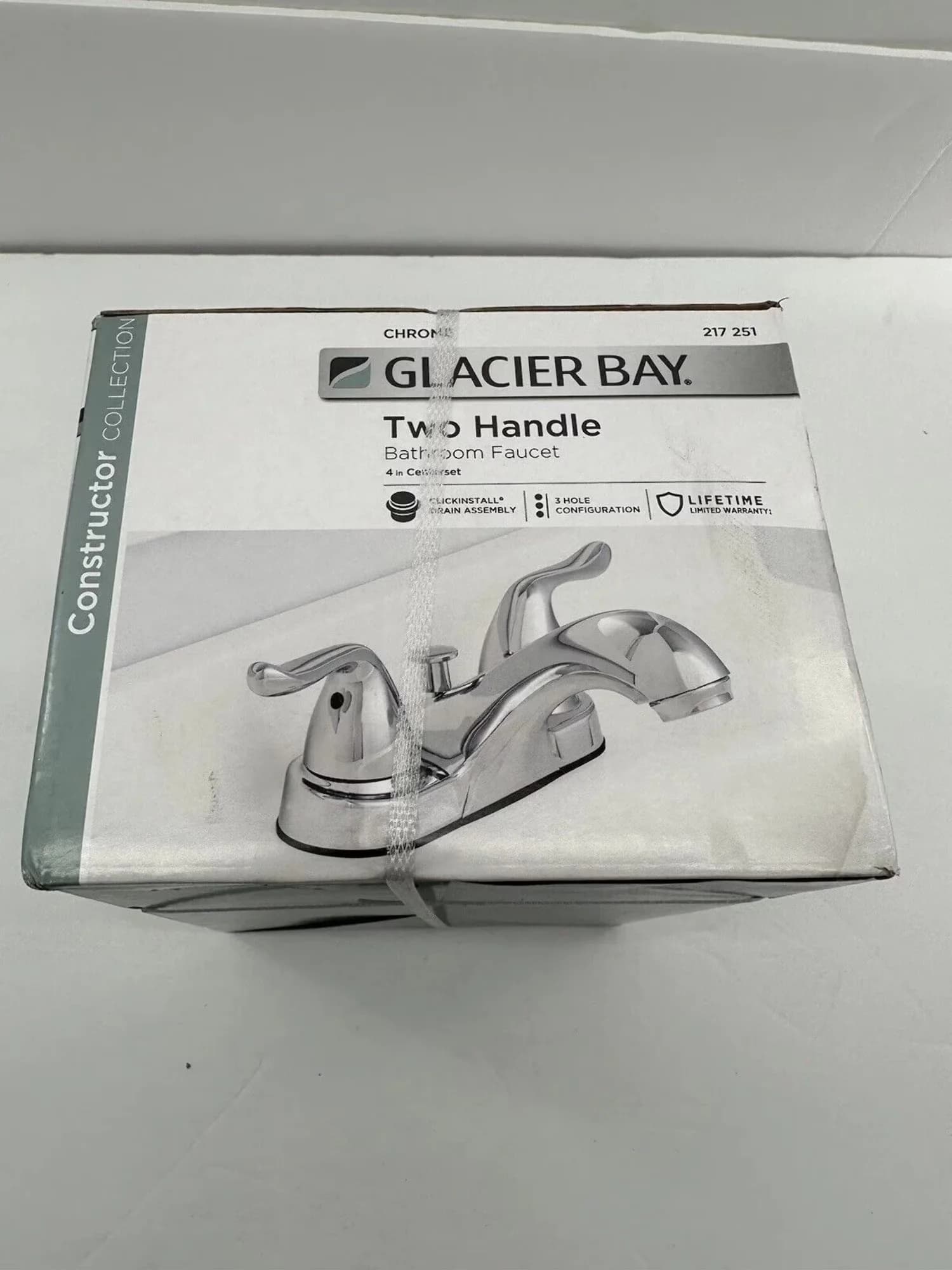 Modern Bathroom Renovation - Silver Chrome Constructor - Long-Lasting Performance Model C7C78B