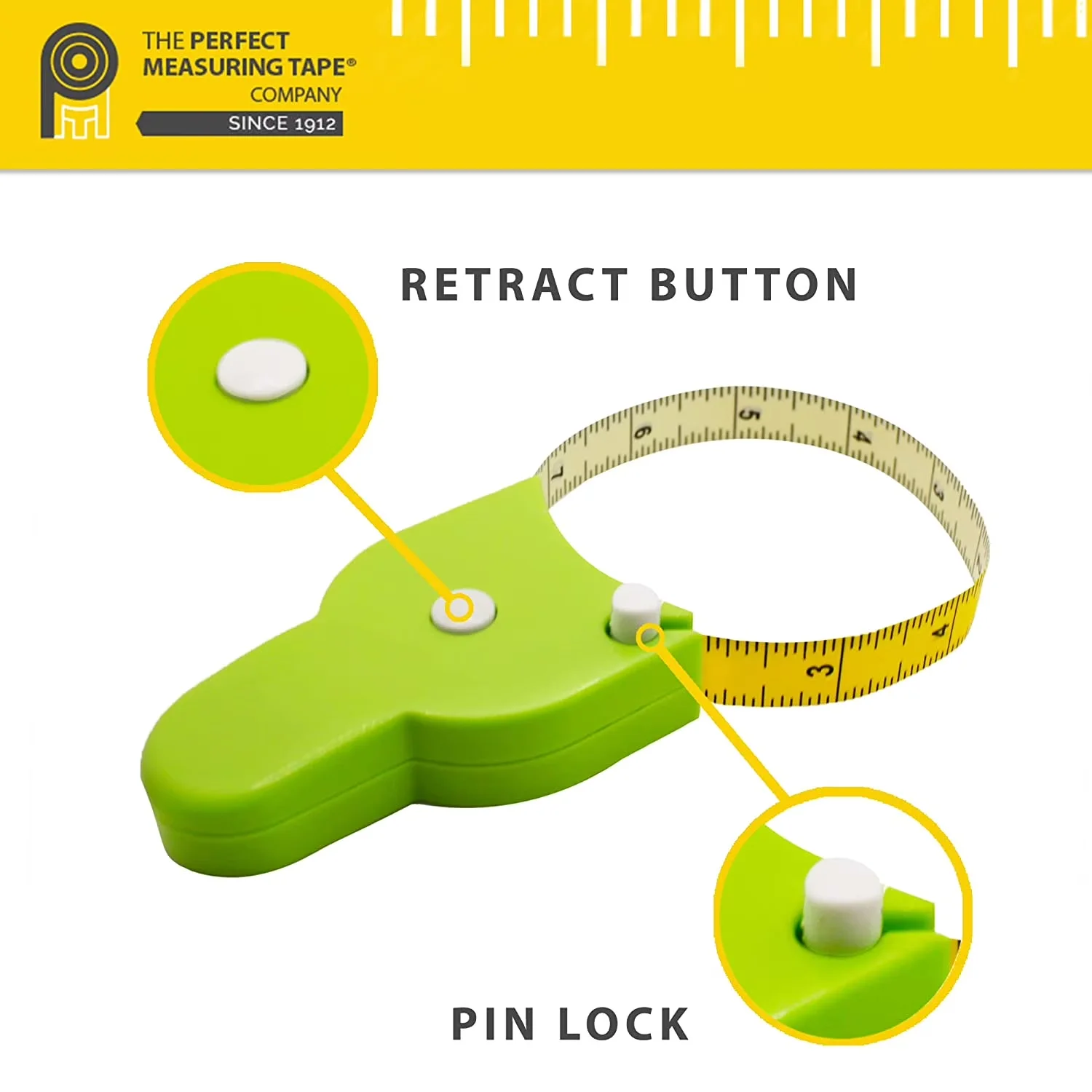 Essential Measuring Layout - White Vinyl; Fiberglass 80 inch for Daily Use Model 30D28F