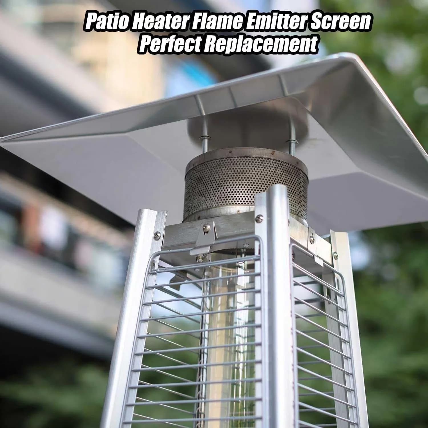 Compact Outdoor Heating with Rustproof - Pyramid - Rustic Charm Model 812B21