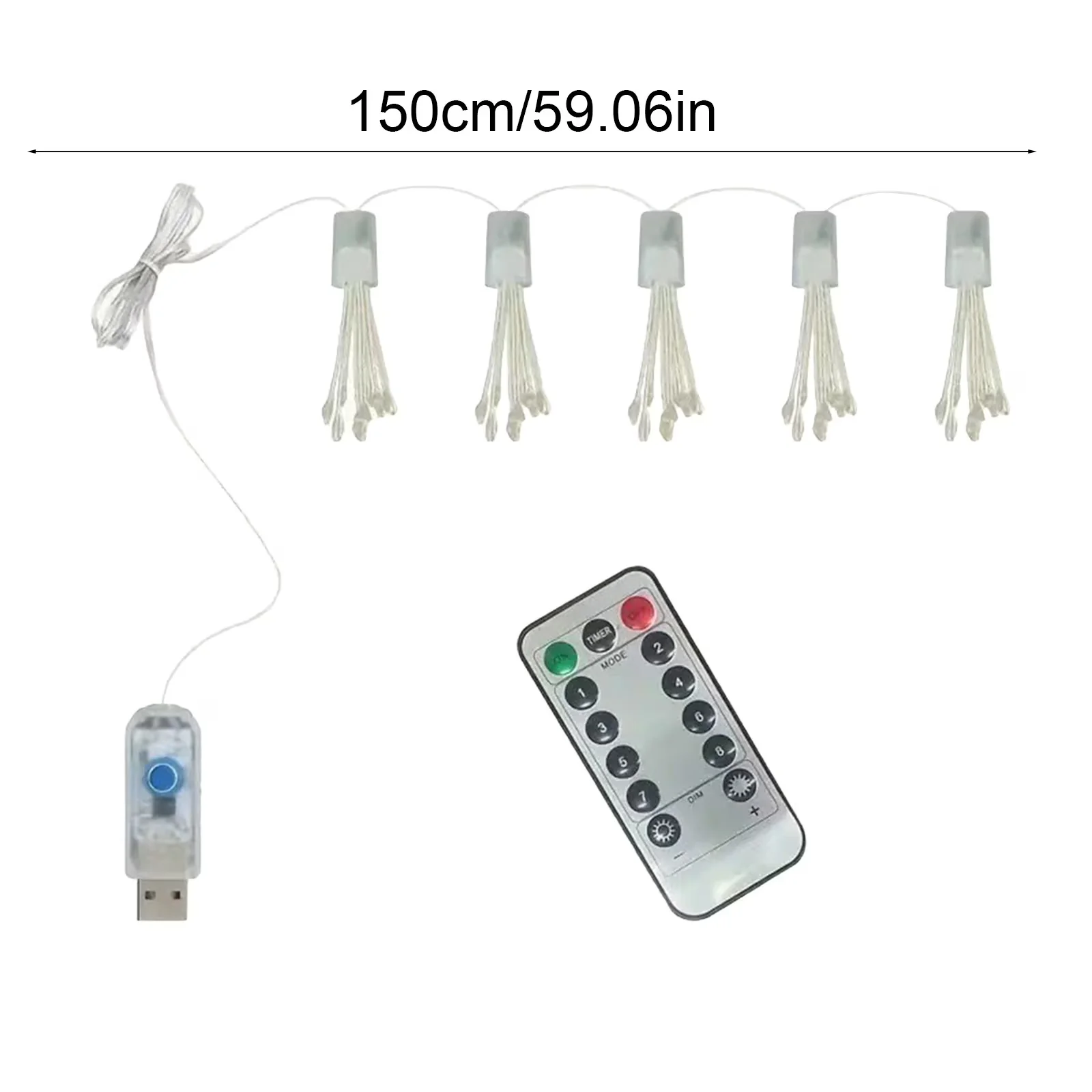 Novelty Light Classic with LED, Waterproof, Remote Controlled - Multicolor for Bedroom, Patio Model 9688A0
