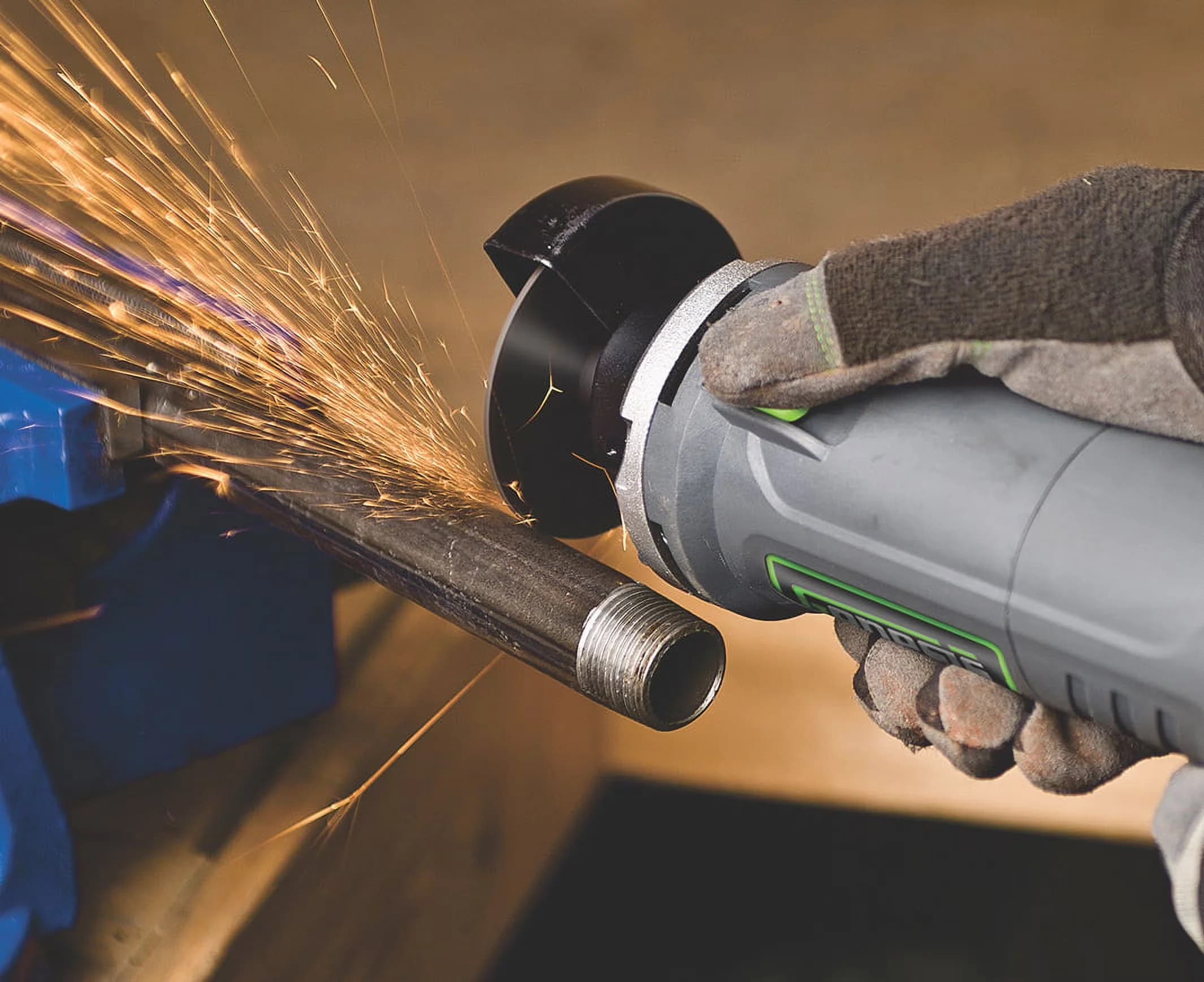 Modern Woodworking with Adjustable, Lightweight, 3" Electric Cut-Off Tool - Gray Model E9D5D7