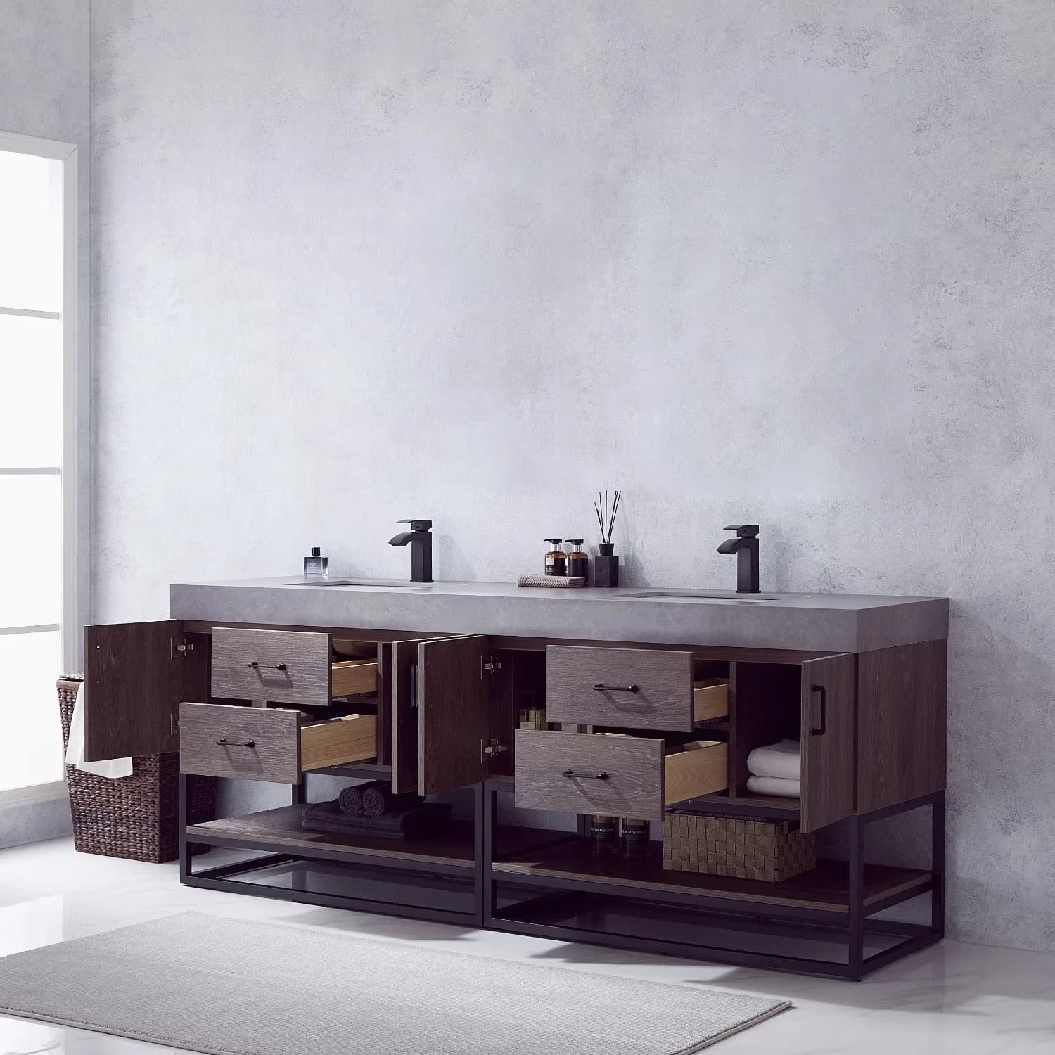 Premium Bathroom Renovation with North Carolina, North Carolina Oak finish - Model F923CA