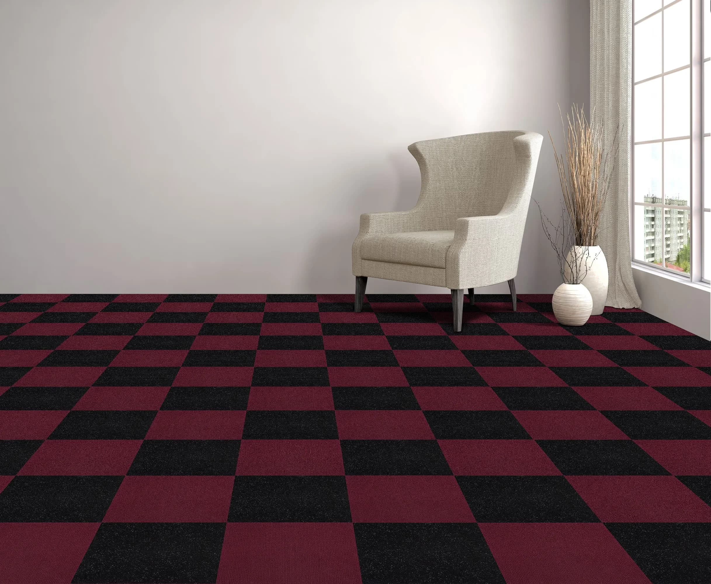 Durable Grey Vinyl Flooring Vinyl Plank Flooring with Color-Enhancing, 12 inches x 12 inches, Nexus Self Adhesive Carpet Floor Tile -... Model 3DC0EF