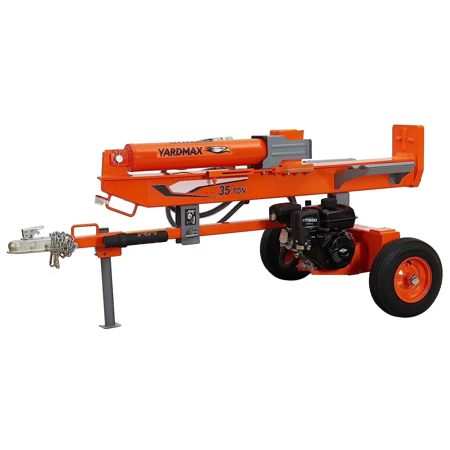 Professional Logsplitter with Wheeled - Orange CR950 - Rustic Charm Model 100998