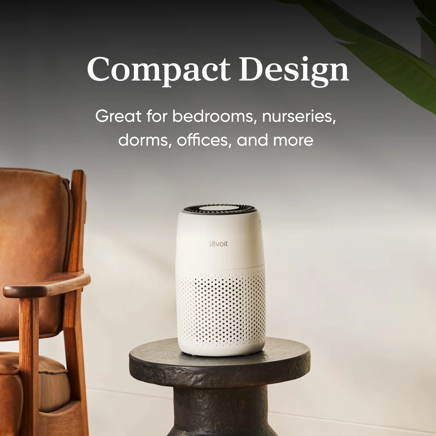 Versatile Air Purifier with Variable Speed, Automatic Shut-Off, Filter Change Indicator - Off-White Model 186E7D