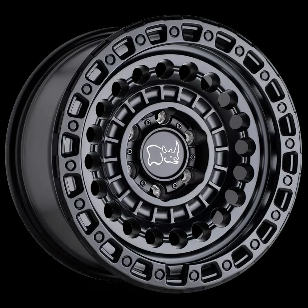 Premium Wheels And Rim - Black Aluminum 17X8 - Ergonomic Design Model 91C3B7