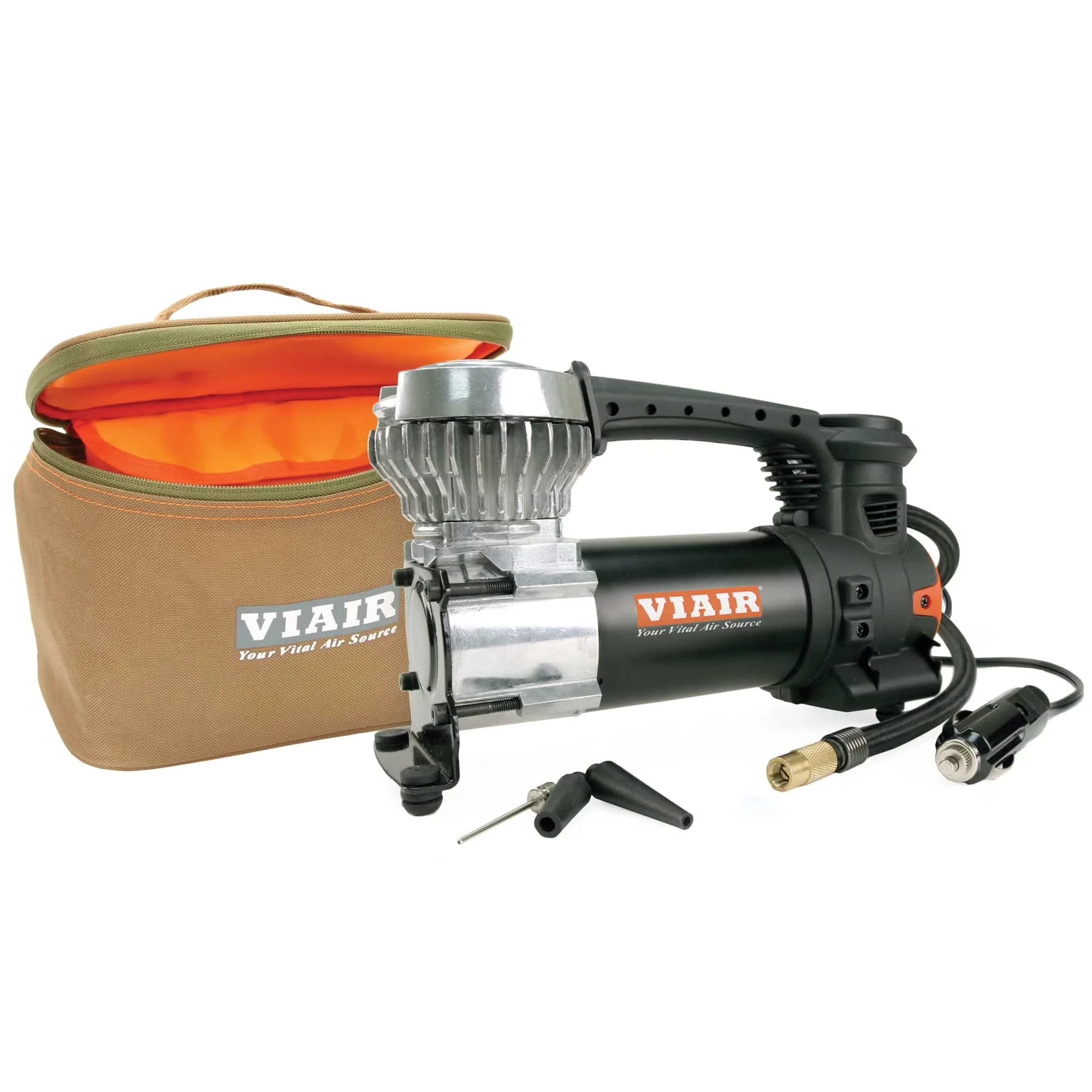 Stylish Air Tools Compressor with Battery, 12V, Adjustable - Steel Beige Model 96393F