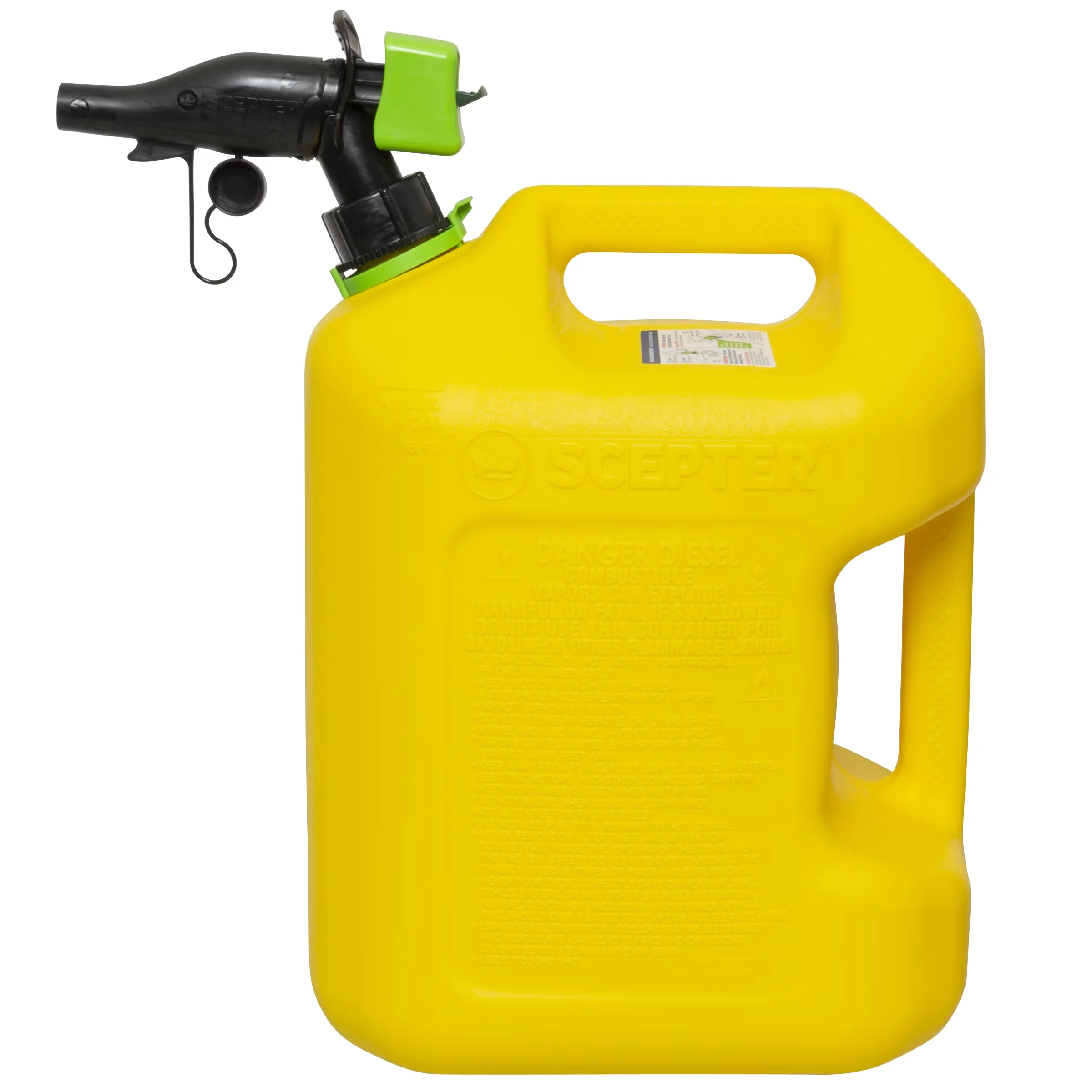Replacement Parts Accessory Quality with For Emergency, Yellow Gas Can - 5 gal Model 6A53E4