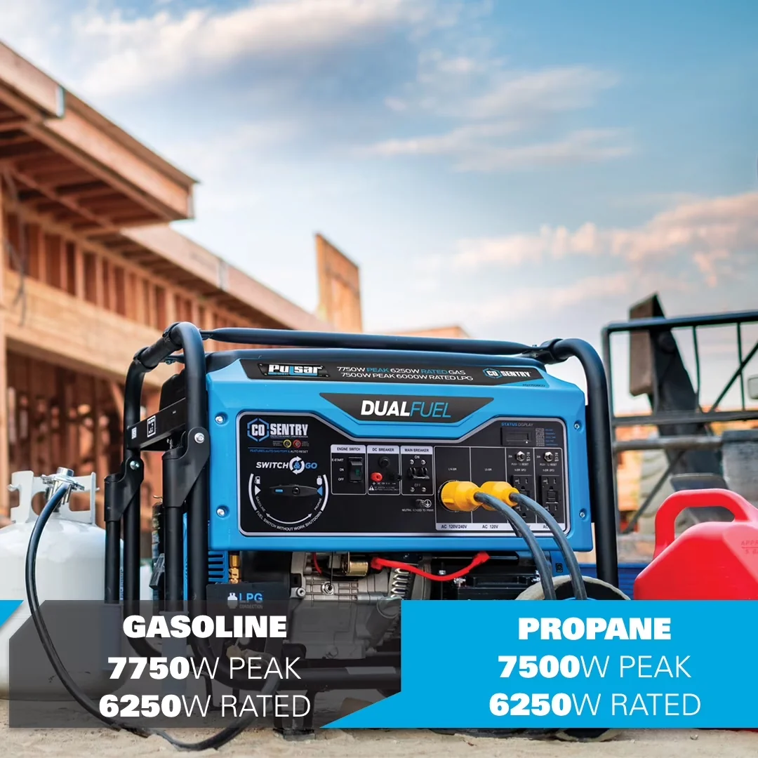 Innovative Generator with 7750W, Low Oil Shutdown, 7750-Watt Dual Fuel Portable - Model 36FC6B