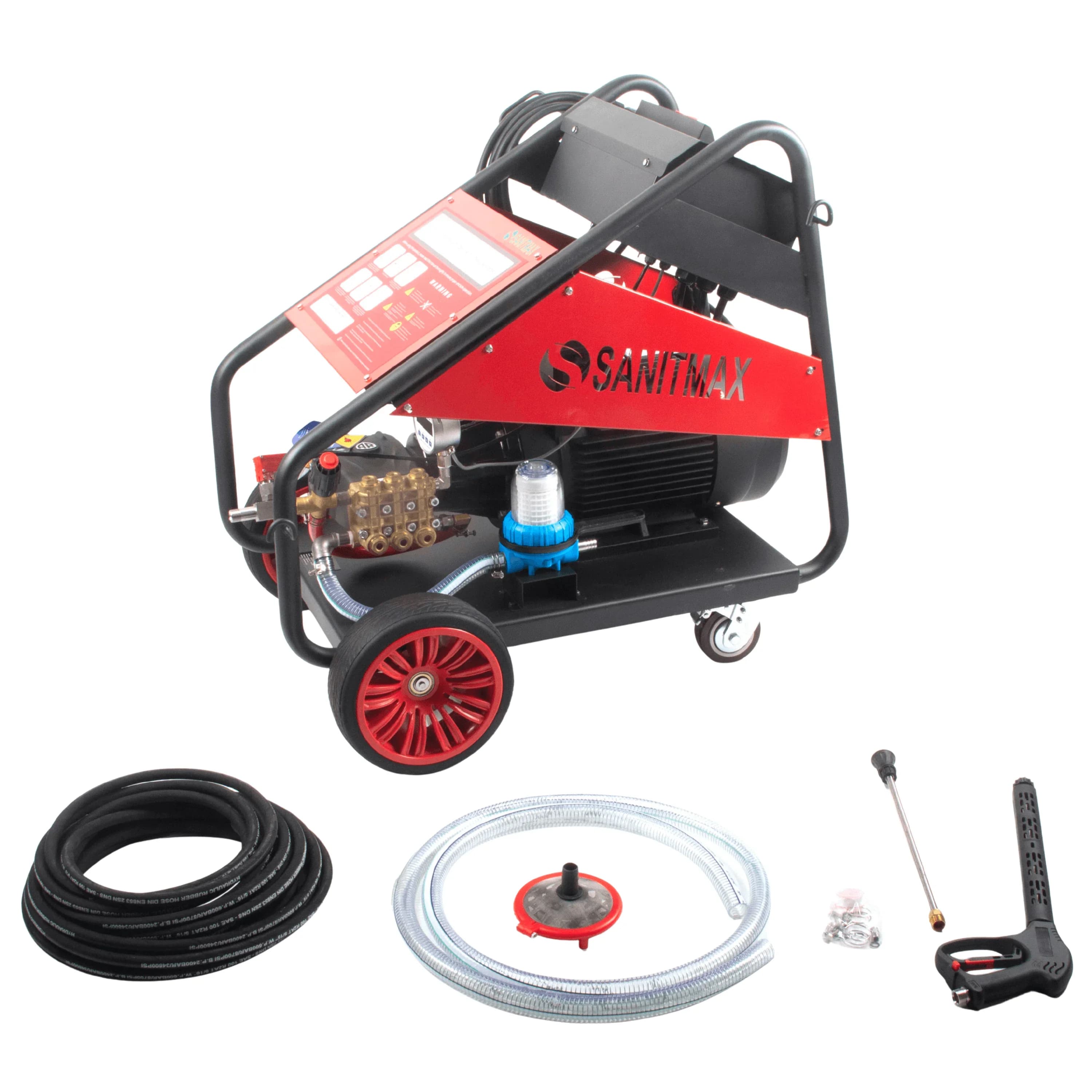 Sleek Pressure Washer with Battery, 460V, Industrial Electric - Professional Series Model F3B36E
