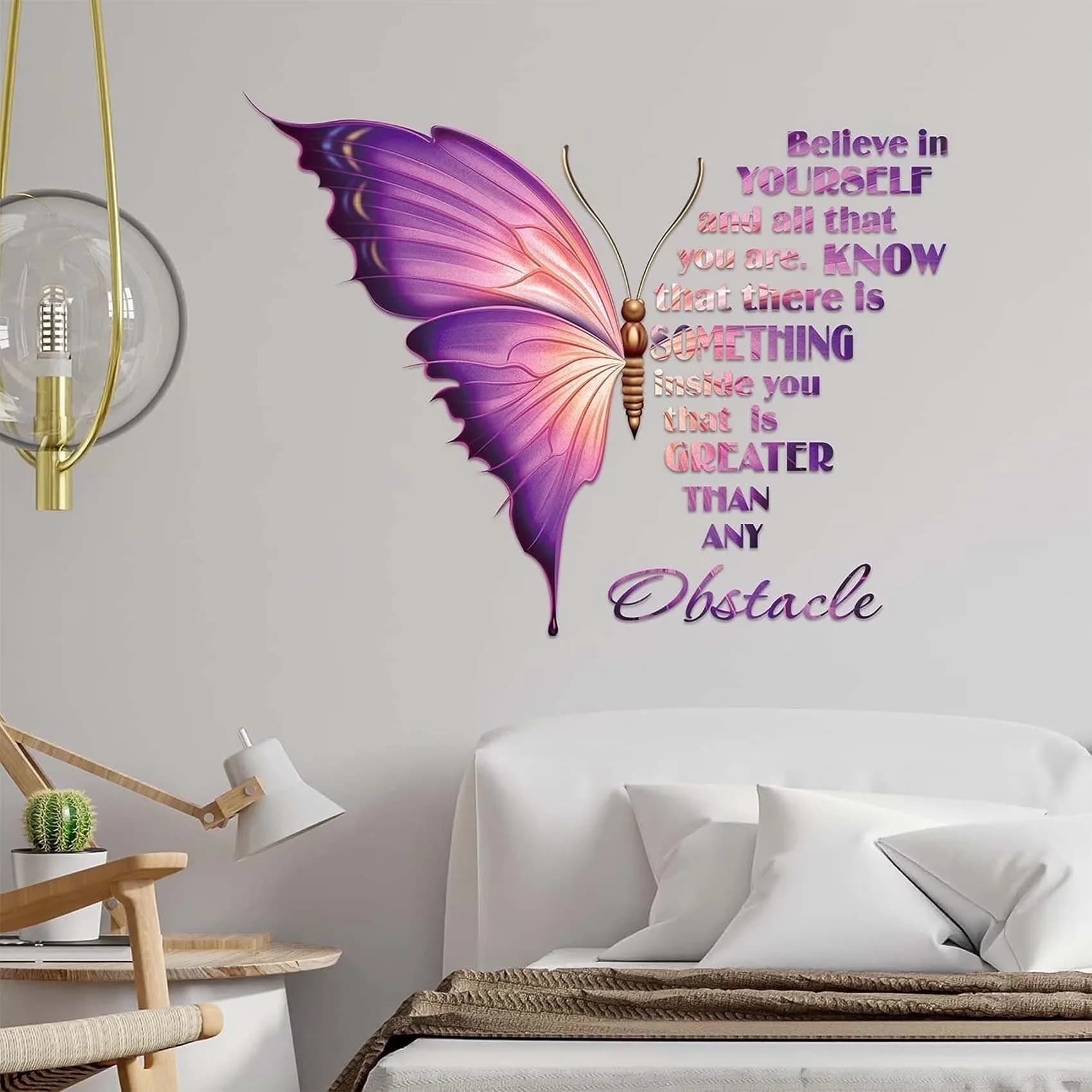 Reliable Wallpaper Wall Decals Wall Covering with No Drilling Required, Flexible - Purple Vinyl Model 676F3C