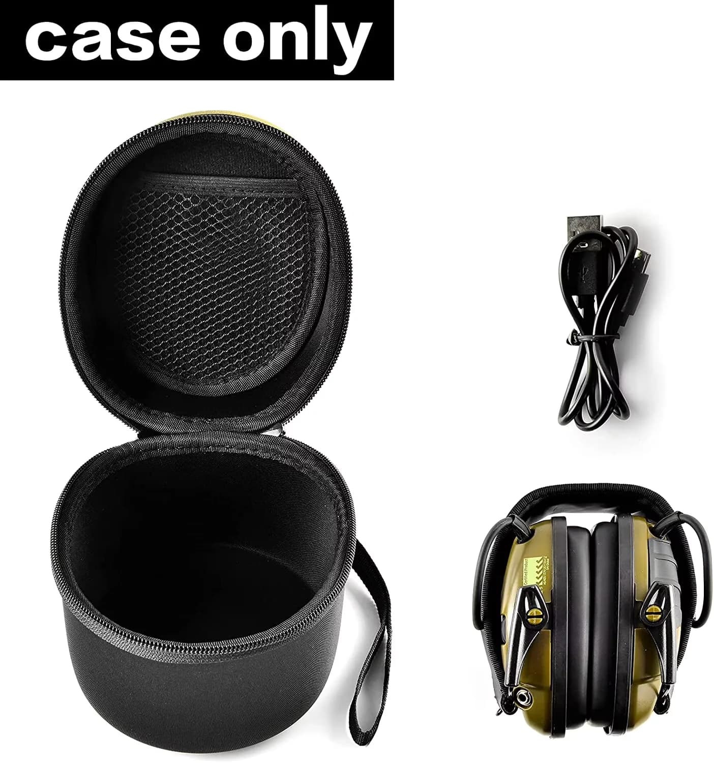 Stylish Protective Equipment with Earmuff Case Compatible, (No headphone or other accessories), Accessories Mesh Pocket (Box Only) -... Model 509463