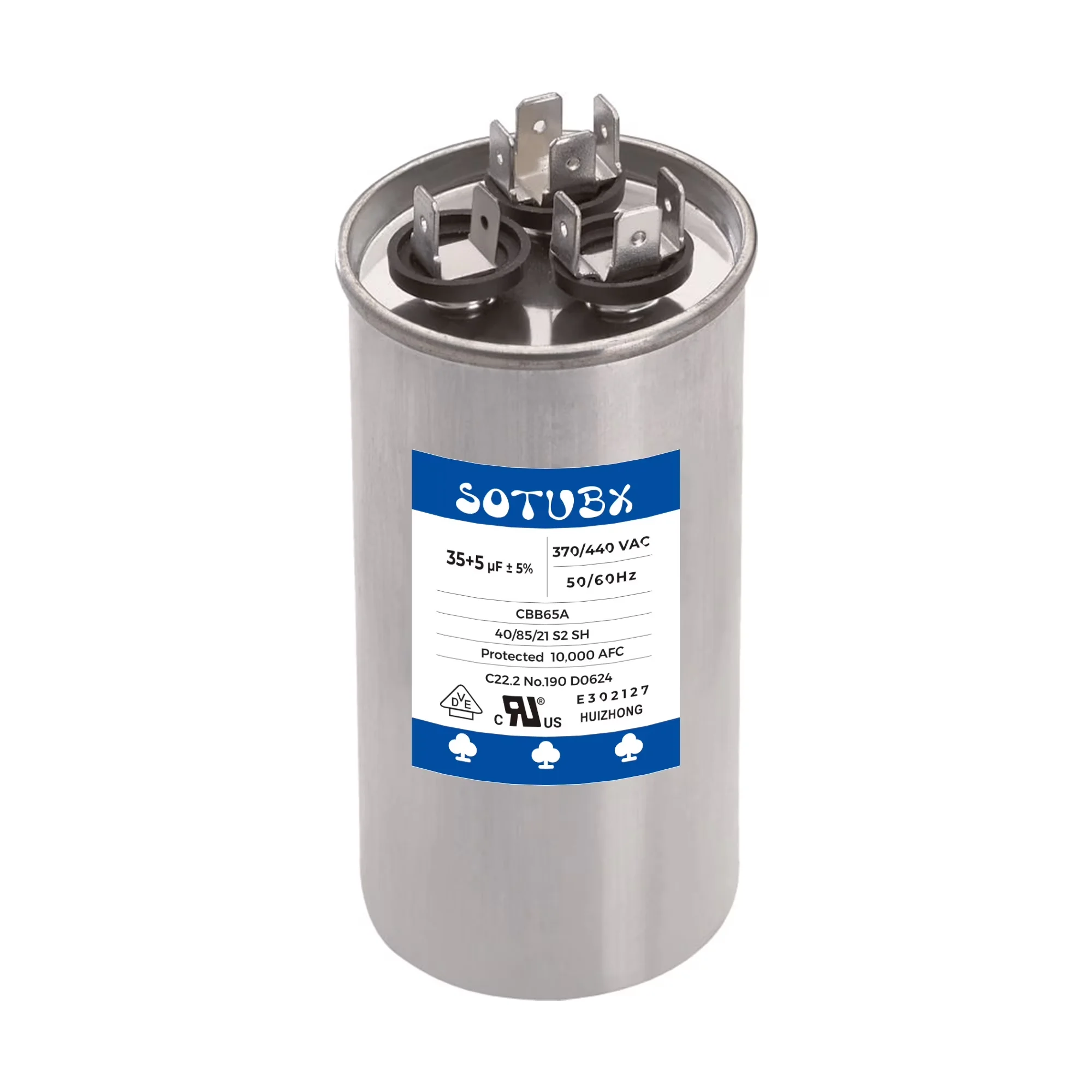 Air Conditioner Sleek with 370V, Low Loss, Filling Compound: Castor Oil filled - Model 691A7F