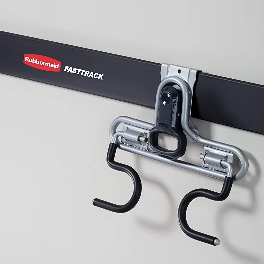 Garage Storage Supply Versatile with No-Slip, Adjustable, Detachable - Silver Steel Model DFDD27